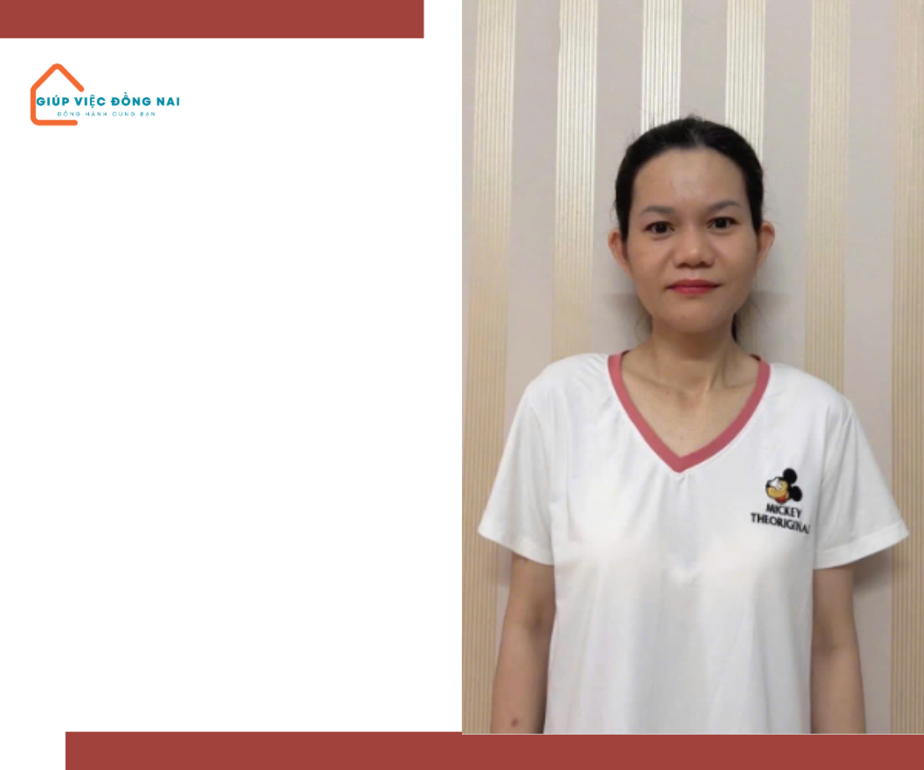 Chị ĐOÀN THỊ KIM ANH, sinh năm 1983, quê Ninh Thuận cần tìm việc