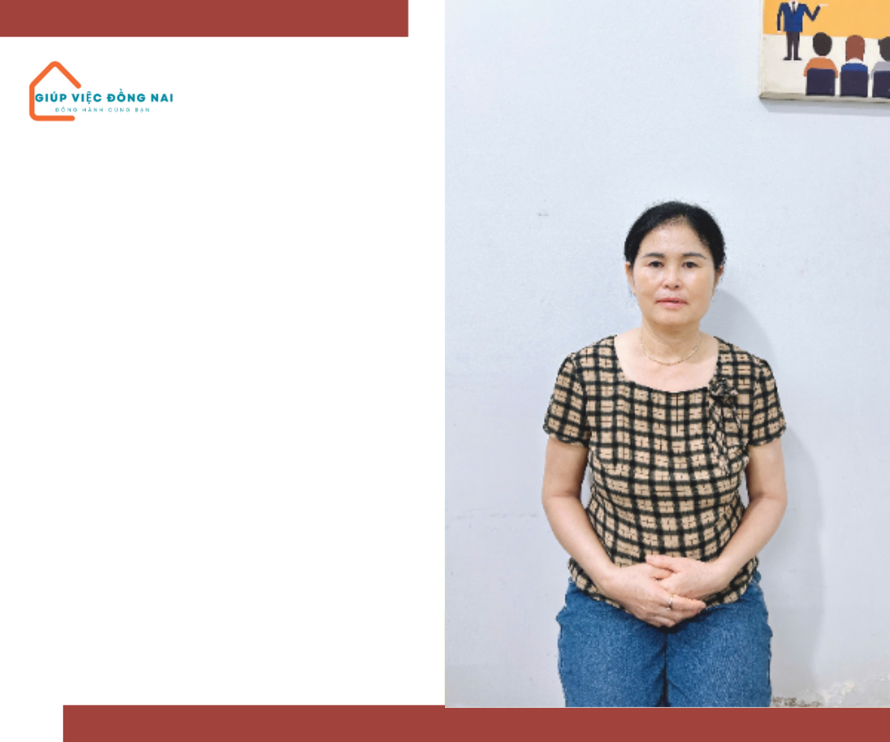 Chị PHẠM THỊ TÂN, sinh năm 1972, quê Hà Tĩnh cần tìm việc