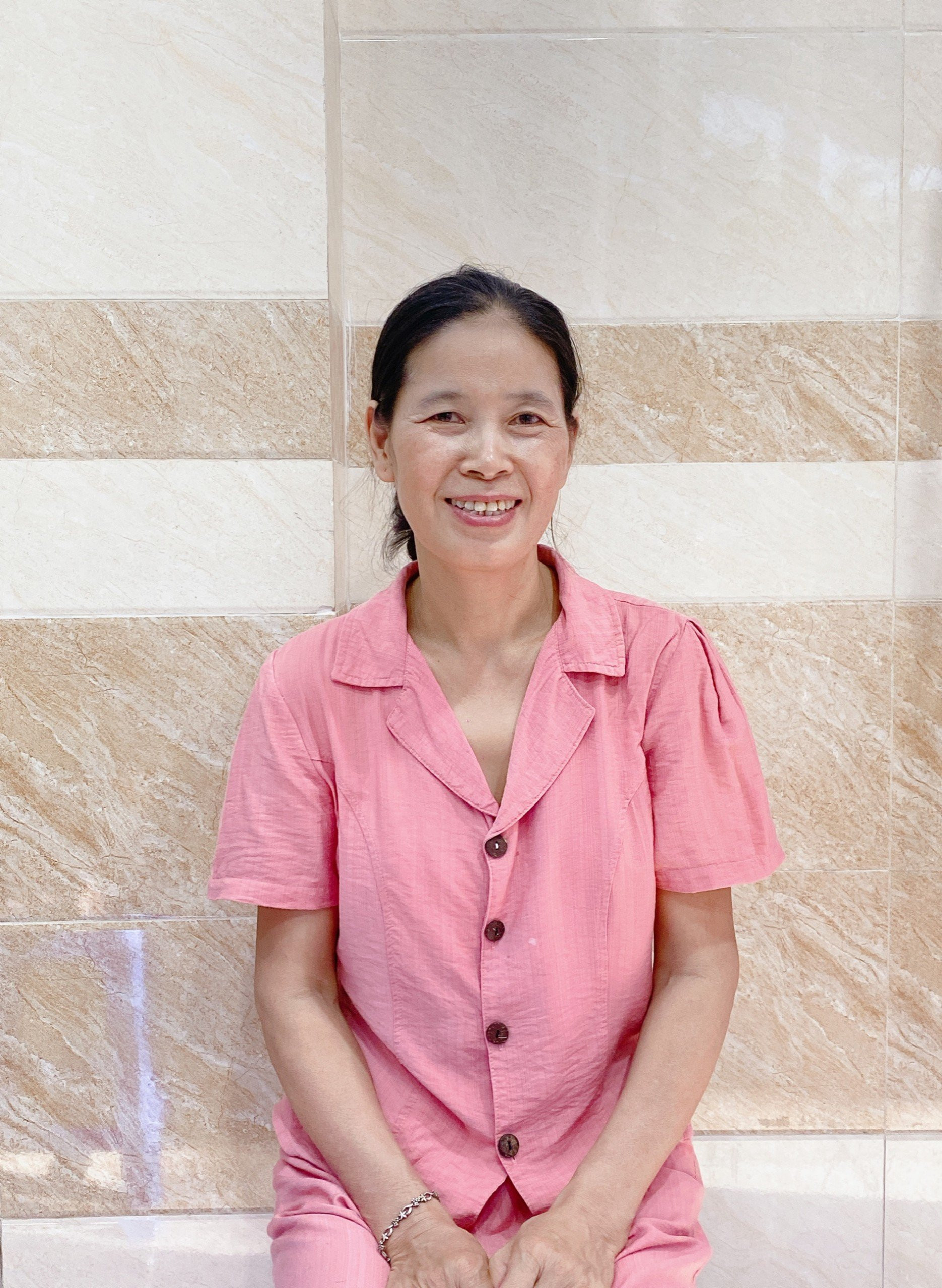 Cô Thắm người miền Trung nhận việc đi làm ngay