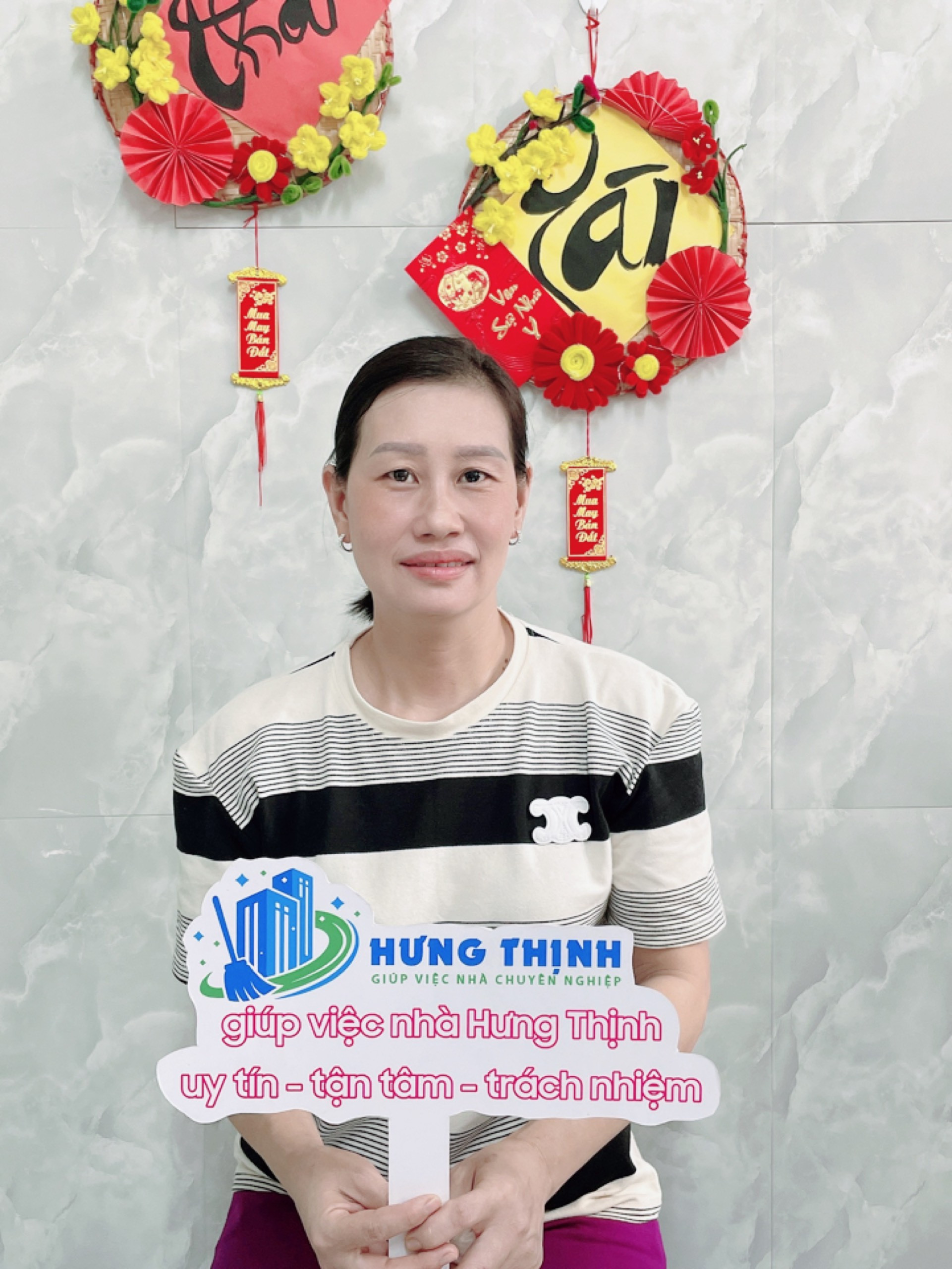 Nguyễn Thị Kiều Vân - 1979- Bình Định - chuyên giúp việc nhà, bảo mẫu được 6 năm duy nhất 1 nhà