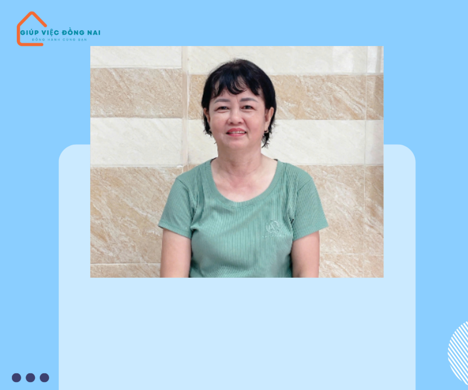Chị LÊ THỊ XUÂN LỘC, sinh năm 1970, quê Bình Định cần tìm việc