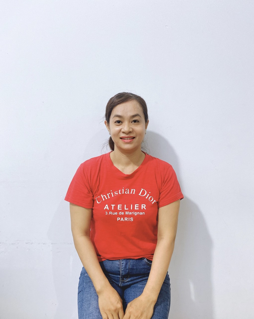 Chị Hà, sinh năm 1988, quê ở Đồng Nai thiện chí nhận việc đi làm ngay