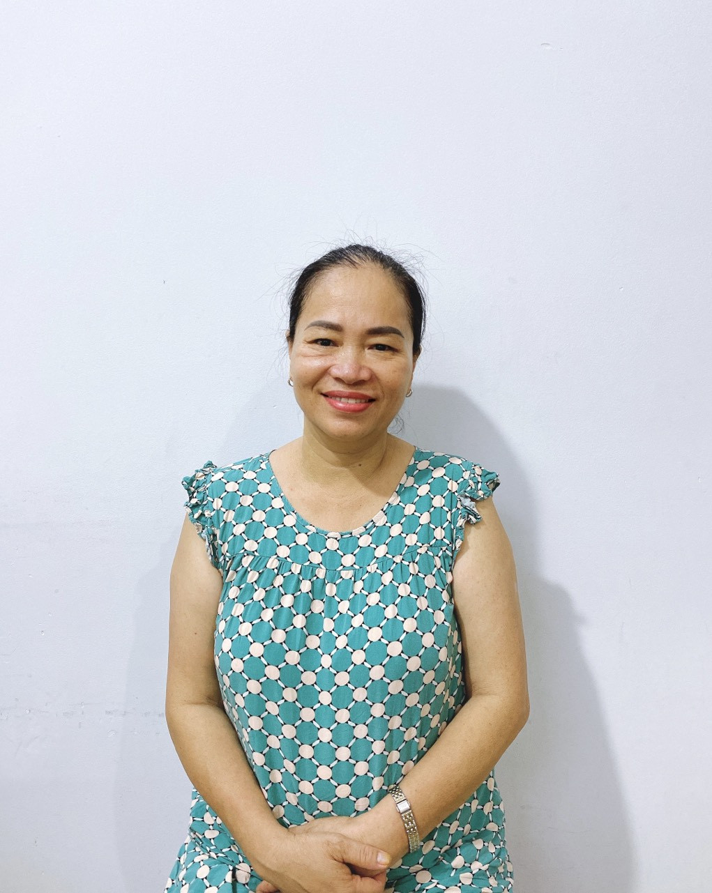 Cô Thu, sinh năm 1970, quê ở Nghệ An đi làm ổn định, ít xin về