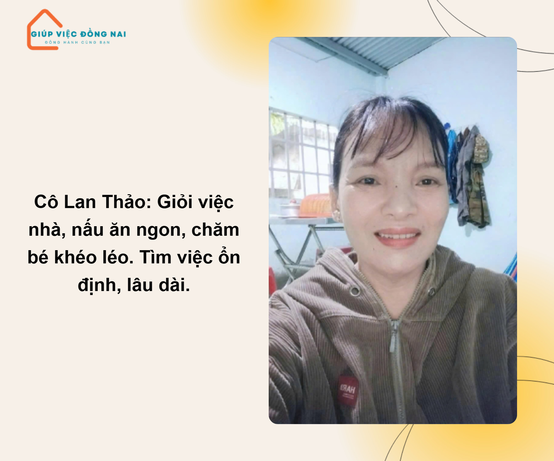 Chị NGUYỄN THỊ LAN THẢO, sinh năm 1981, quê Hồ Chí Minh cần tìm việc