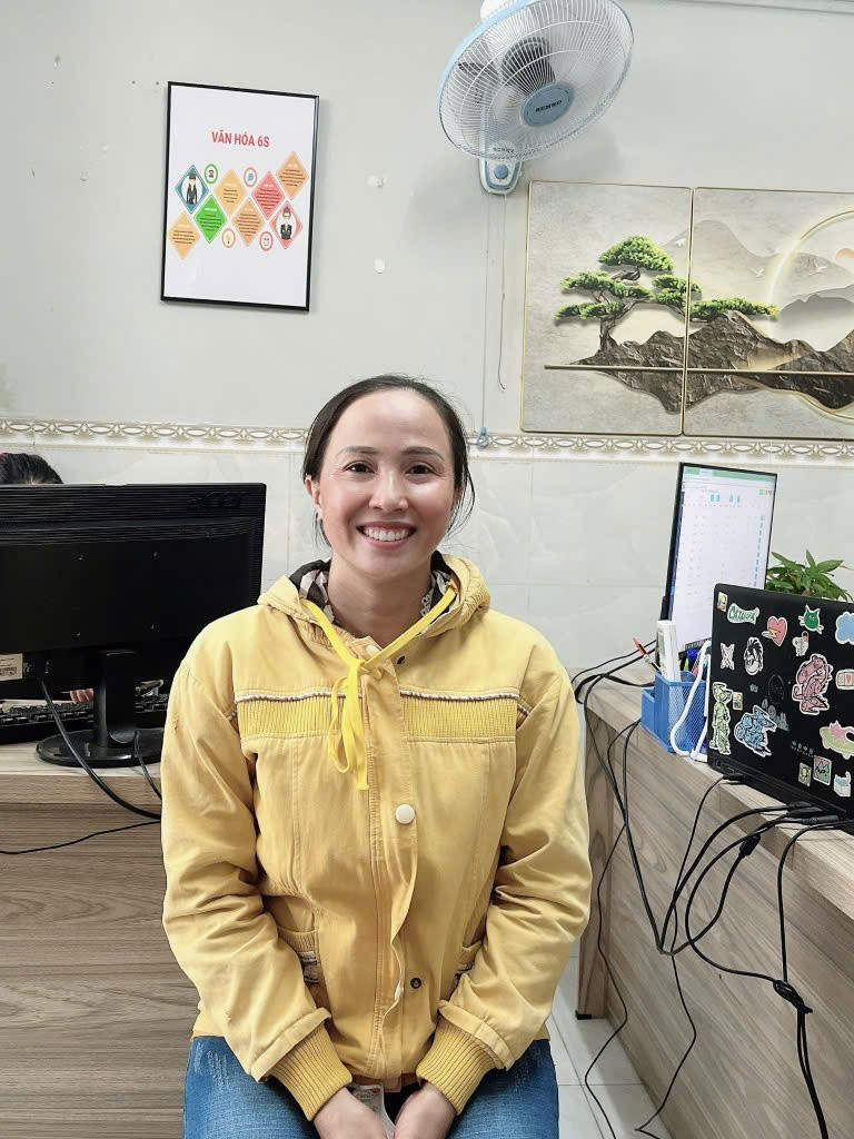 Chị Cúc Hoa sinh năm 1981 tìm việc giúp việc nhà,chăm bé làm lâu dài