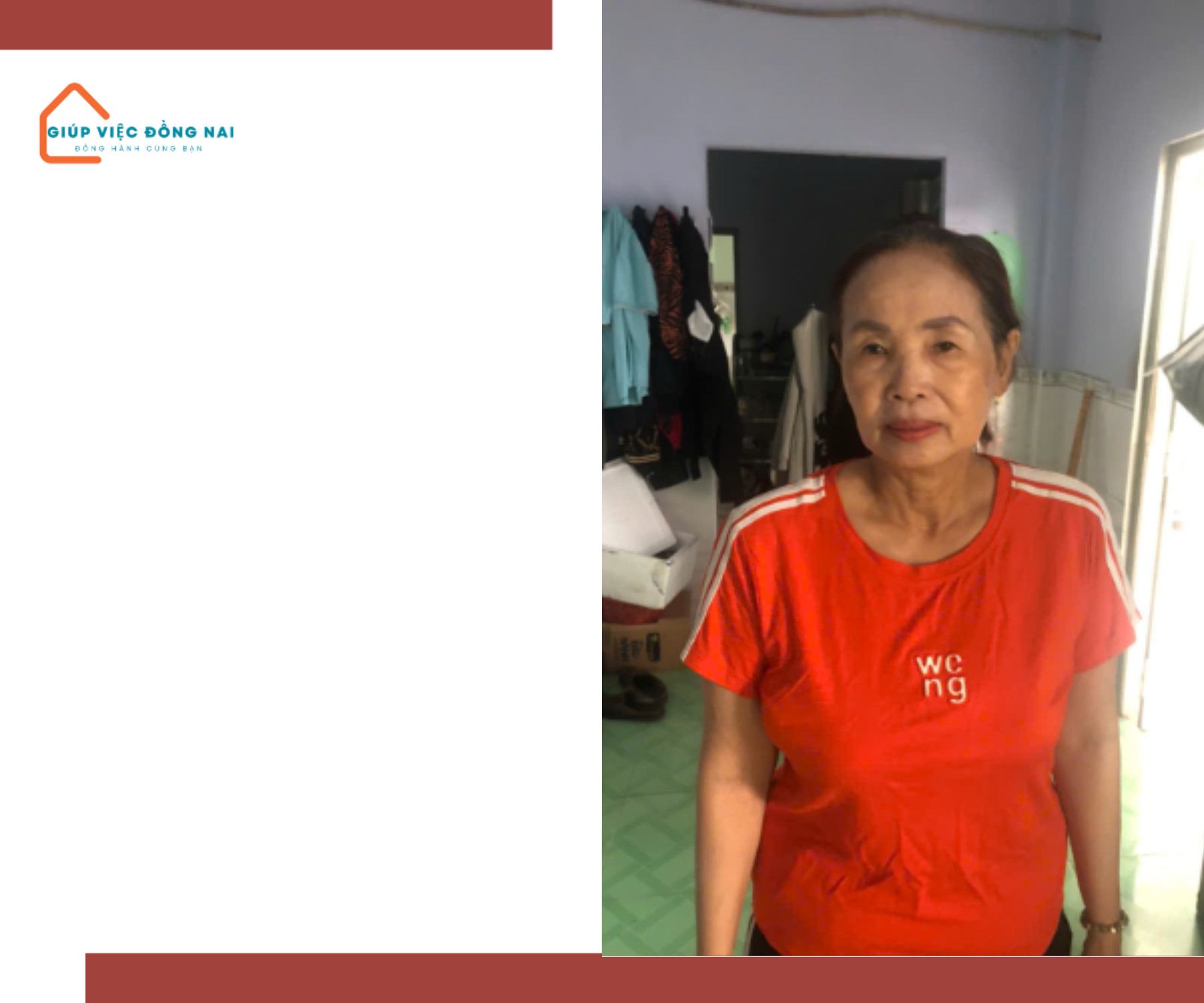 Chị LÊ THỊ MINH HÀ, sinh năm 1969, quê Bình Thuận cần tìm việc