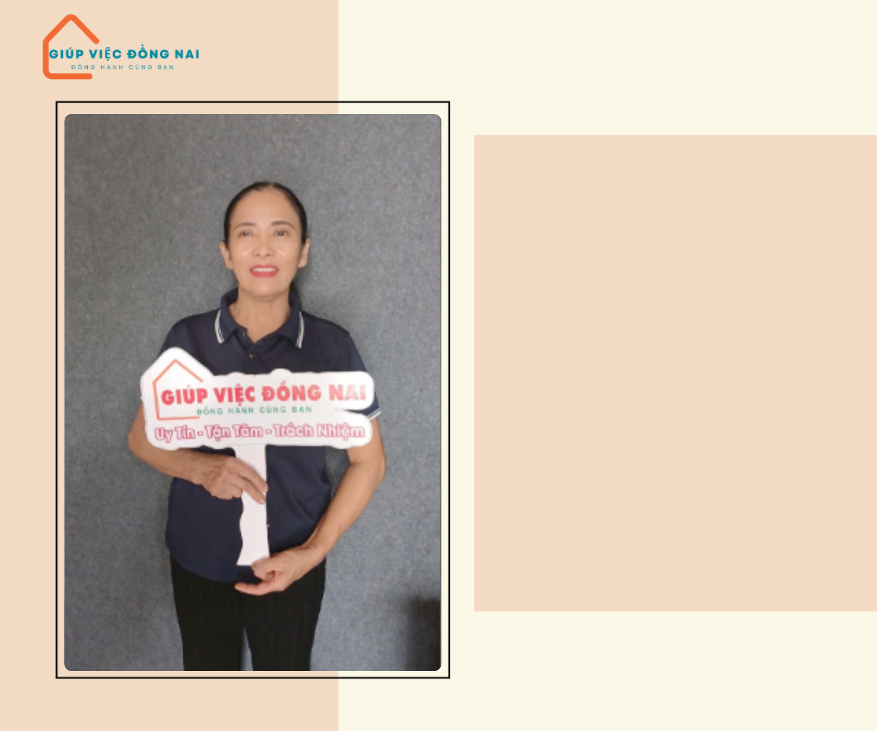 Chị LÊ THỊ THỚI, sinh năm 1960, quê Quảng Trị cần tìm việc