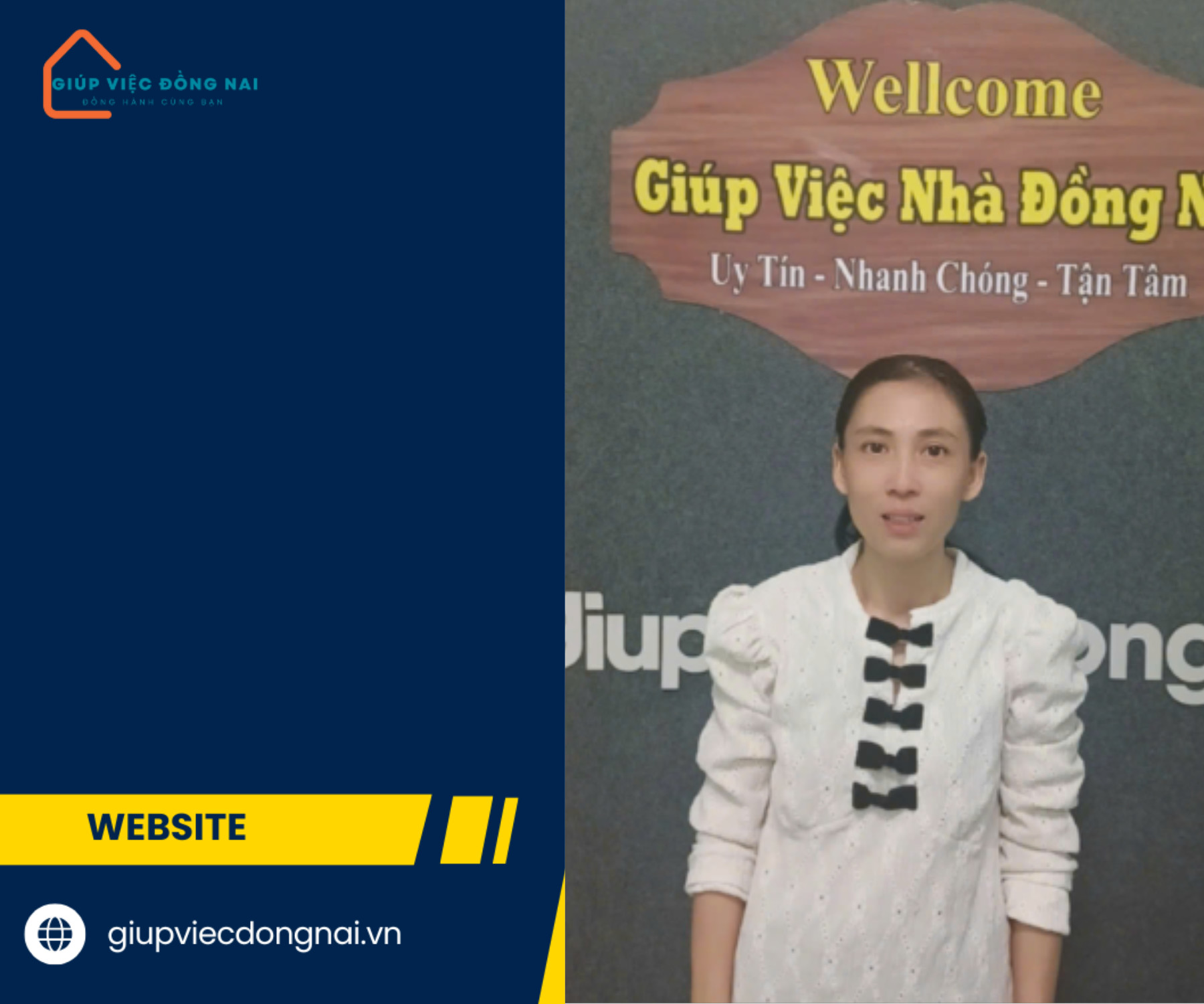 Chị TRỊNH THỊ NHỊ, sinh năm 1988, quê Hà Tĩnh cần tìm việc