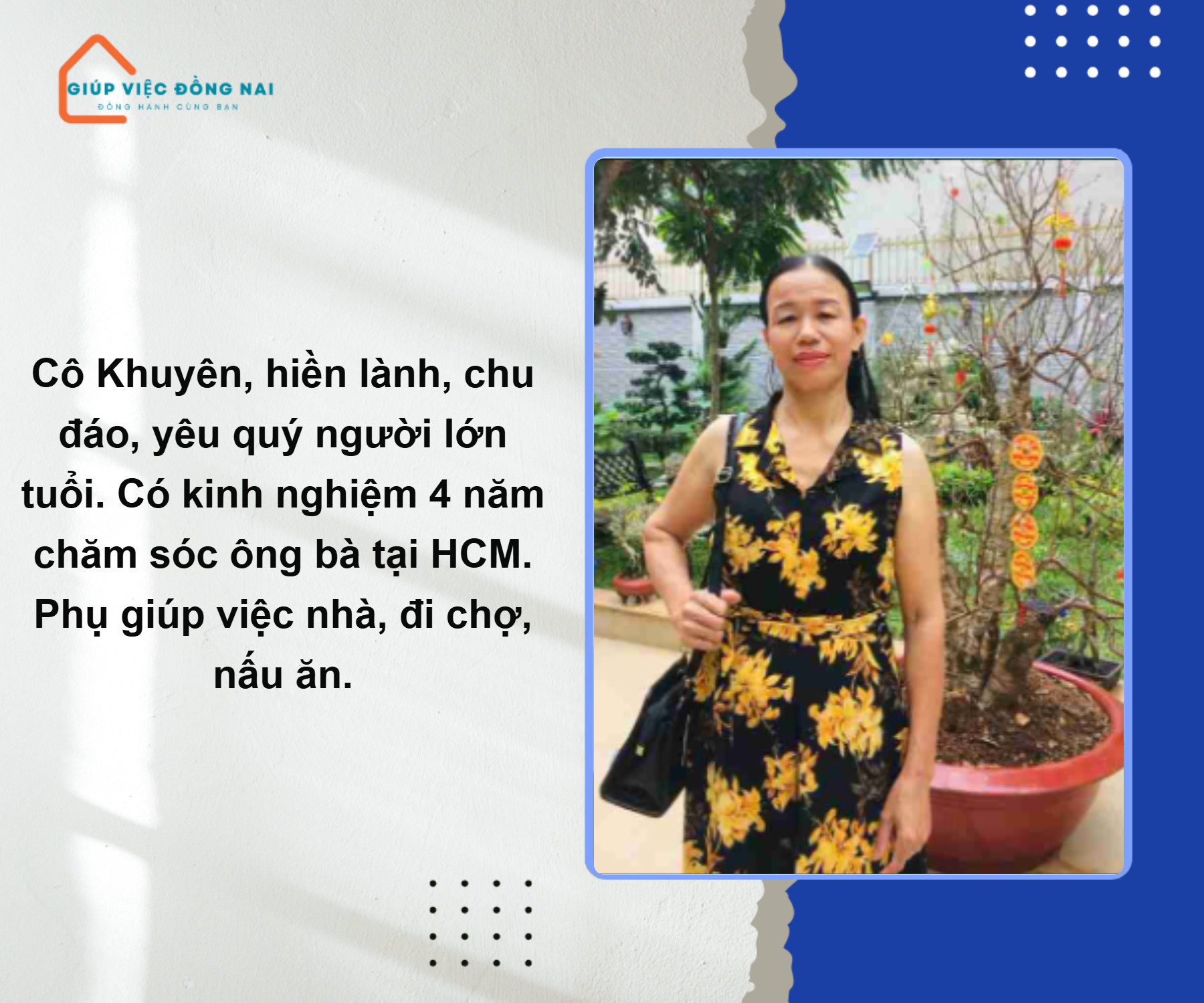 Chị nguyễn Thị Khuyên Sinh Năm :1971 Quê : Quảng Bình