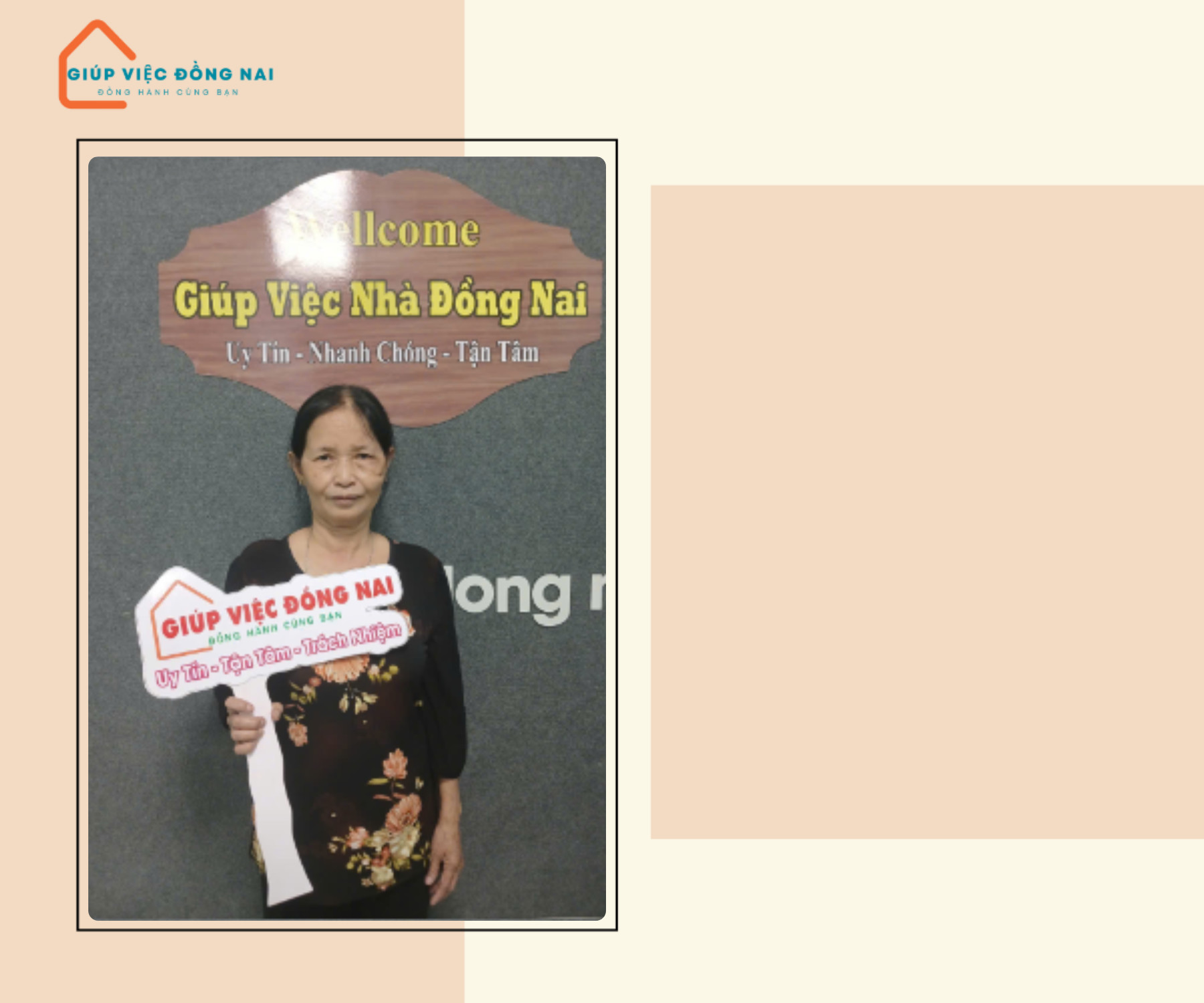 Chị HOÀNG THỊ LUYỆN, sinh năm 1962, quê Hồ Chí Minh cần tìm việc