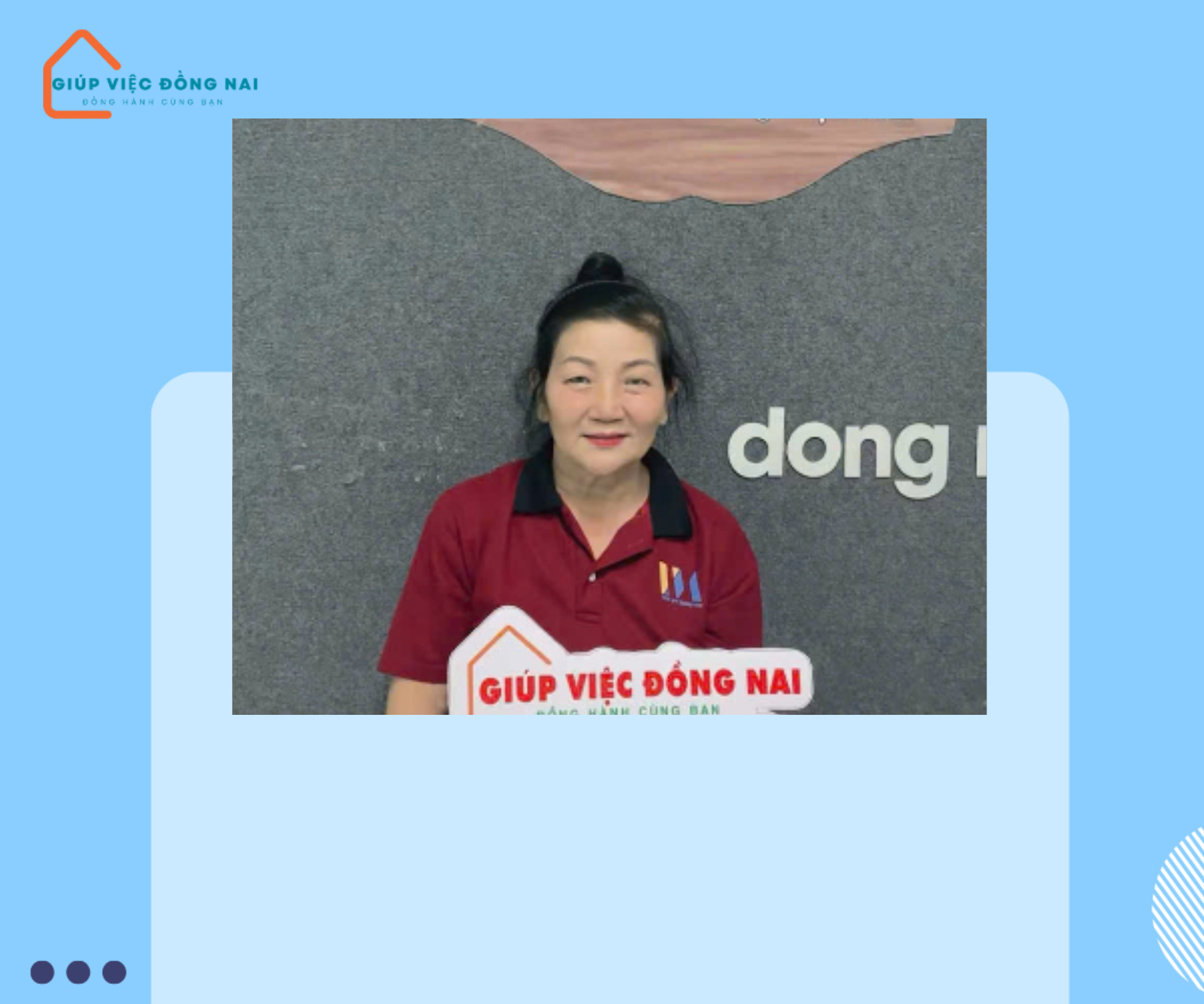 Chị TRỊNH THỊ HƯƠNG, sinh năm 1964, quê Đồng Nai cần tìm việc