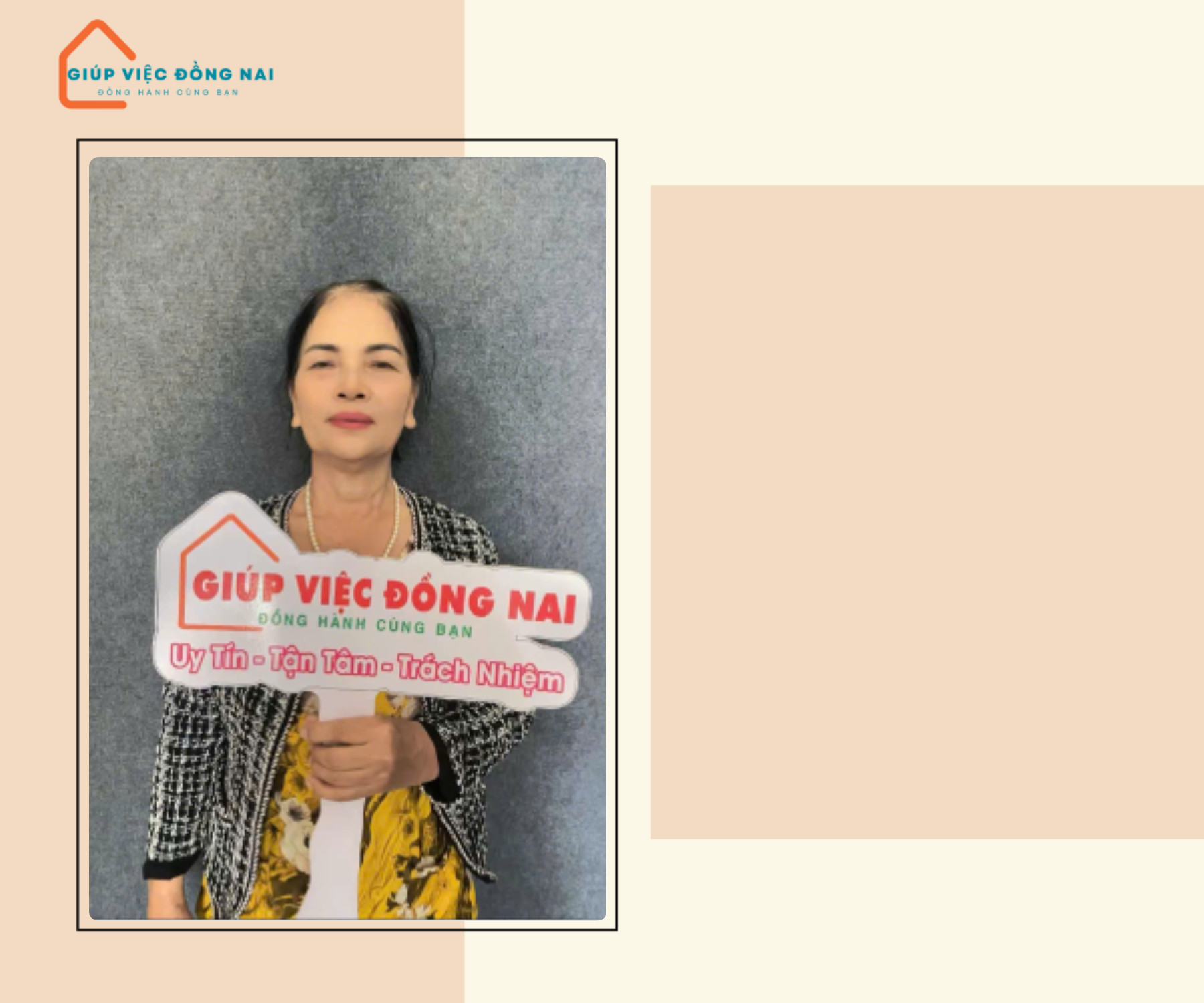 Chị NGUYỄN THỊ MẾN, sinh năm 1956, quê Quảng Ngãi cần tìm việc