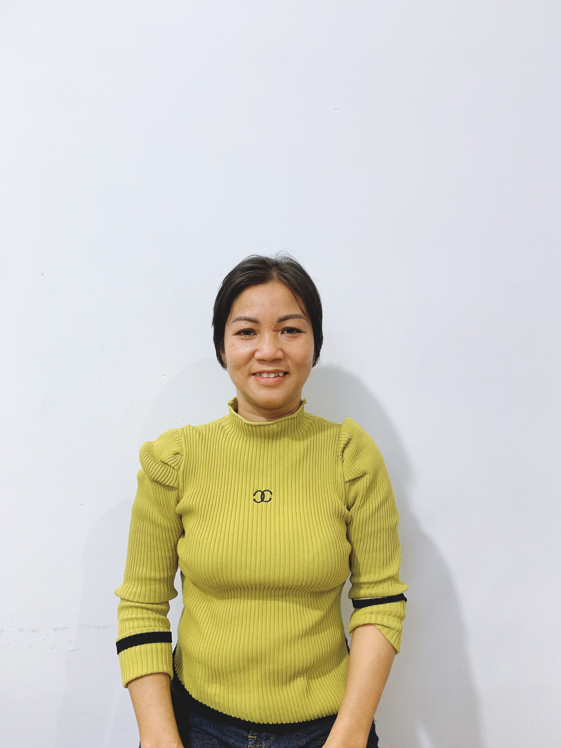 Chị Hồng Thắm, chăm bé giỏi.