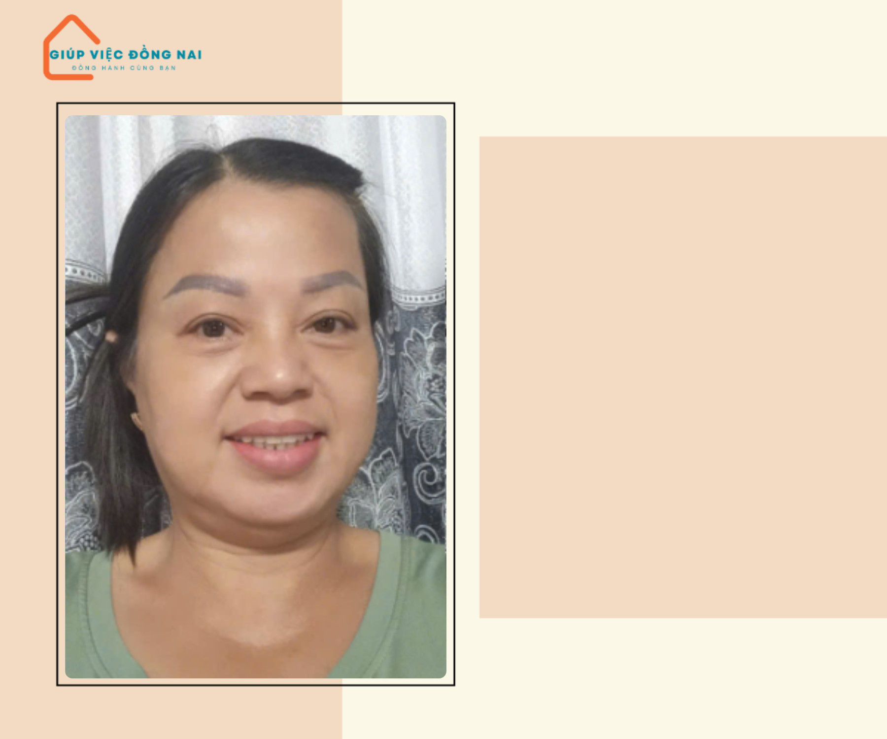 Chị VƯƠNG TÚ HƯƠNG, sinh năm 1972, quê Hồ Chí Minh cần tìm việc