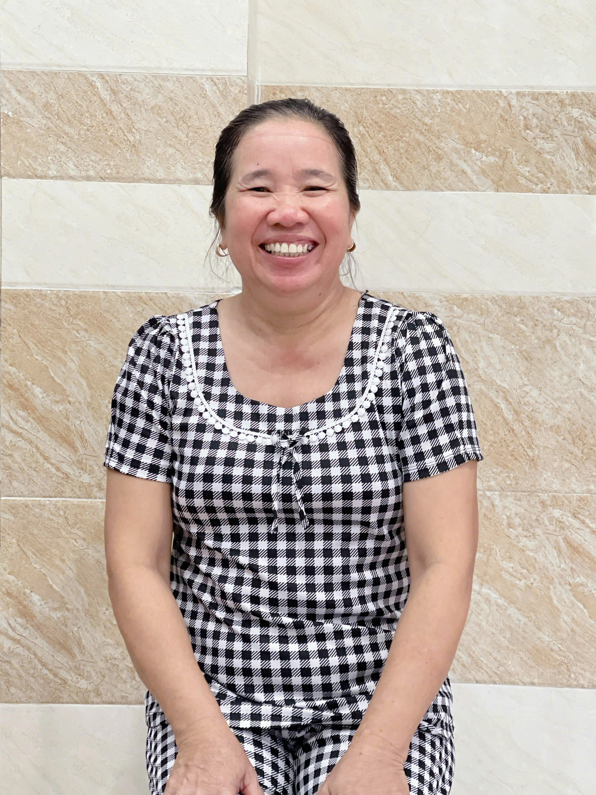 Chị Nguyễn Thị Huệ, sinh năm 1974, quê Tiền Giang