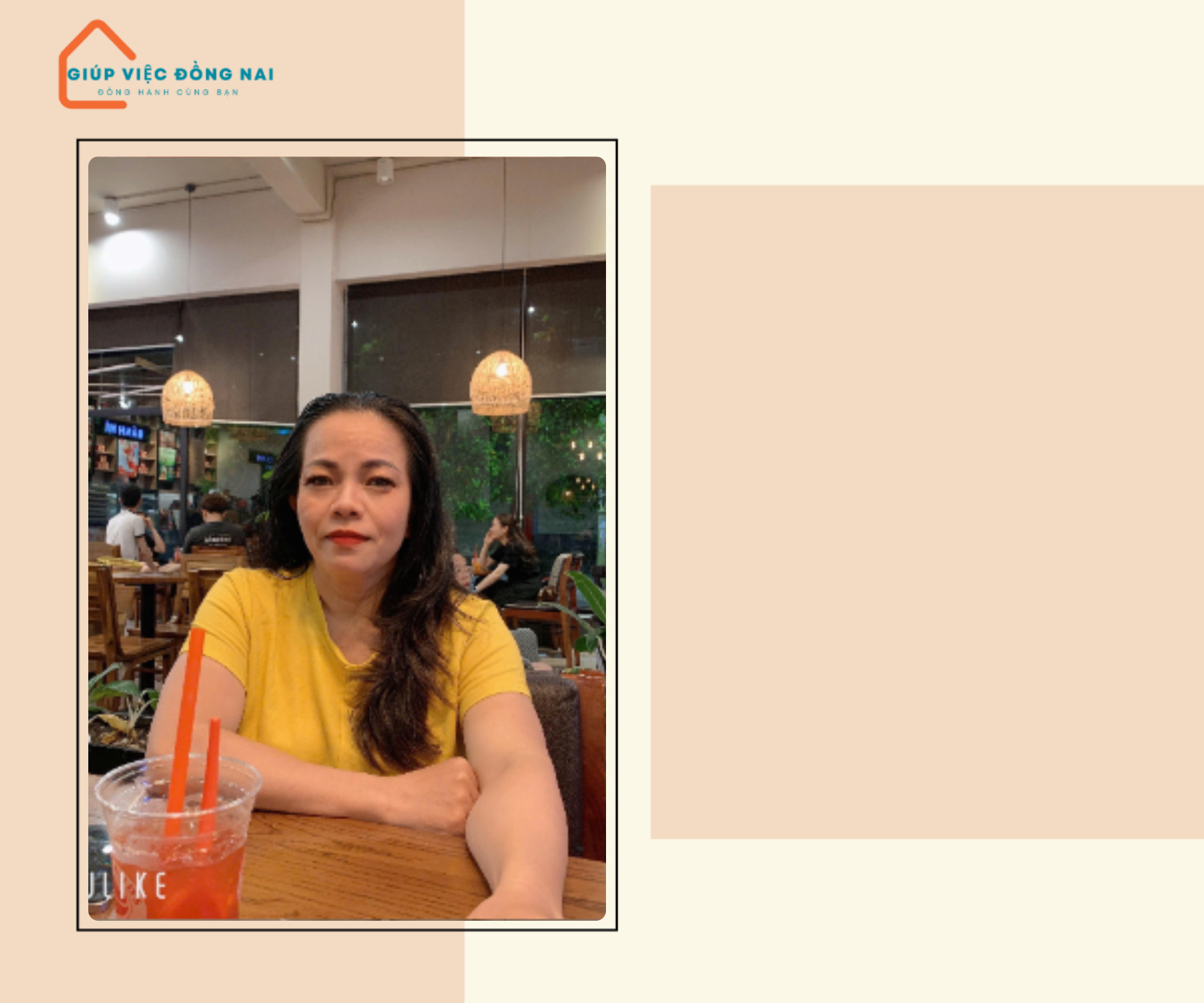 Chị TRƯƠNG THỊ YẾN LINH, sinh năm 1976, quê Khánh Hòa cần tìm việc