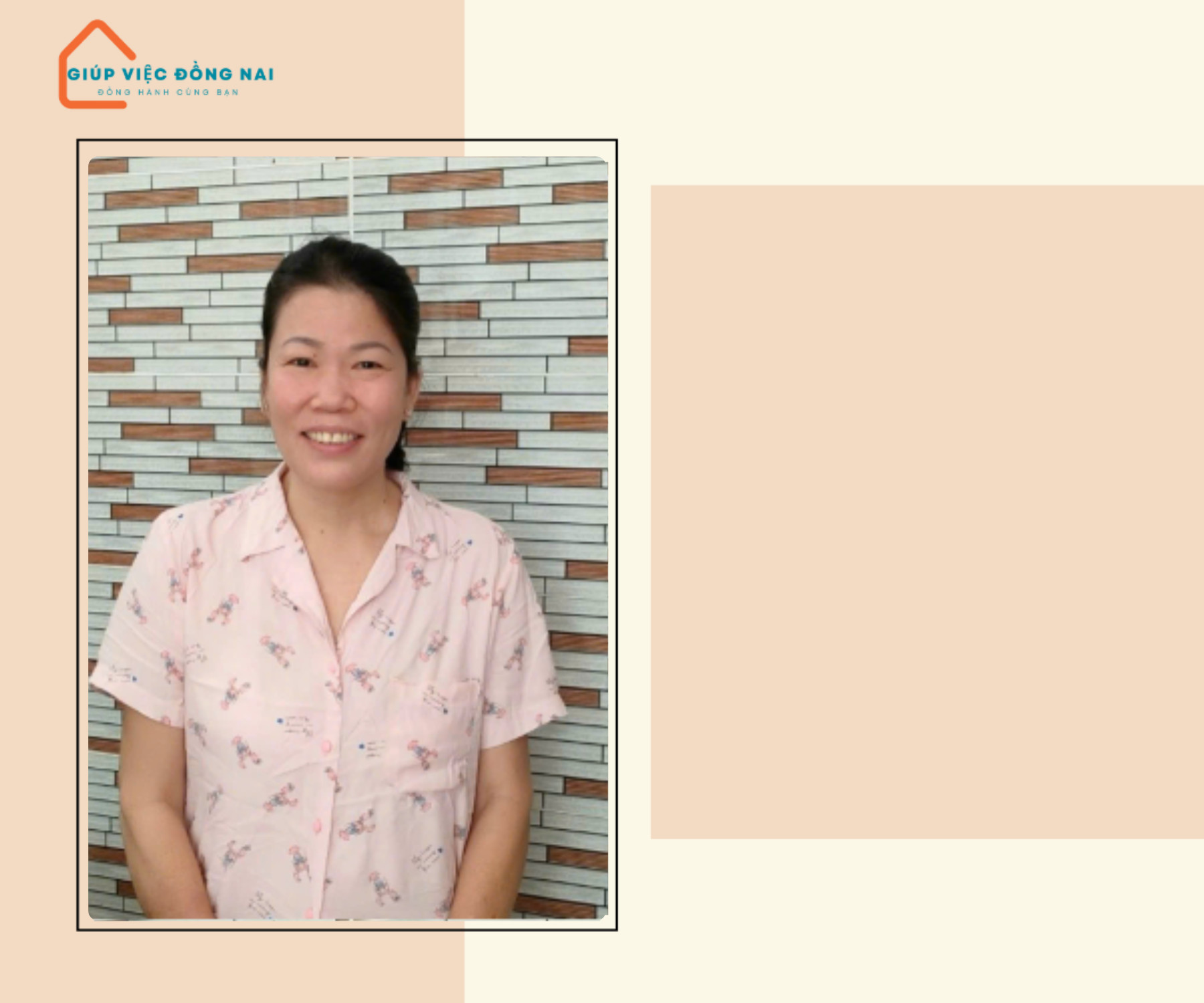 Chị NGUYỄN THỊ RƠI, sinh năm 1974, quê Nam Định cần tìm việc