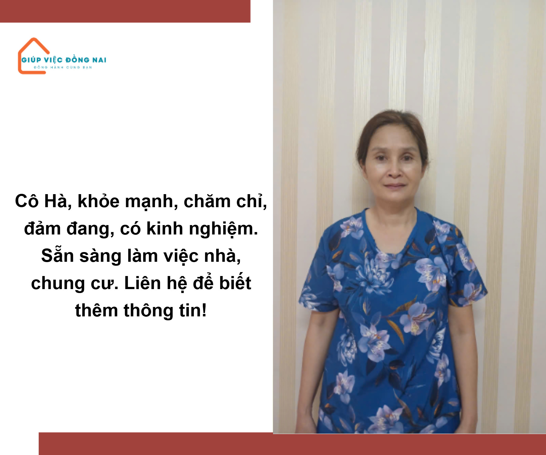 GIÚP VIỆC SẴN SÀNG - NHẸ NHÀNG THẢNH THƠI