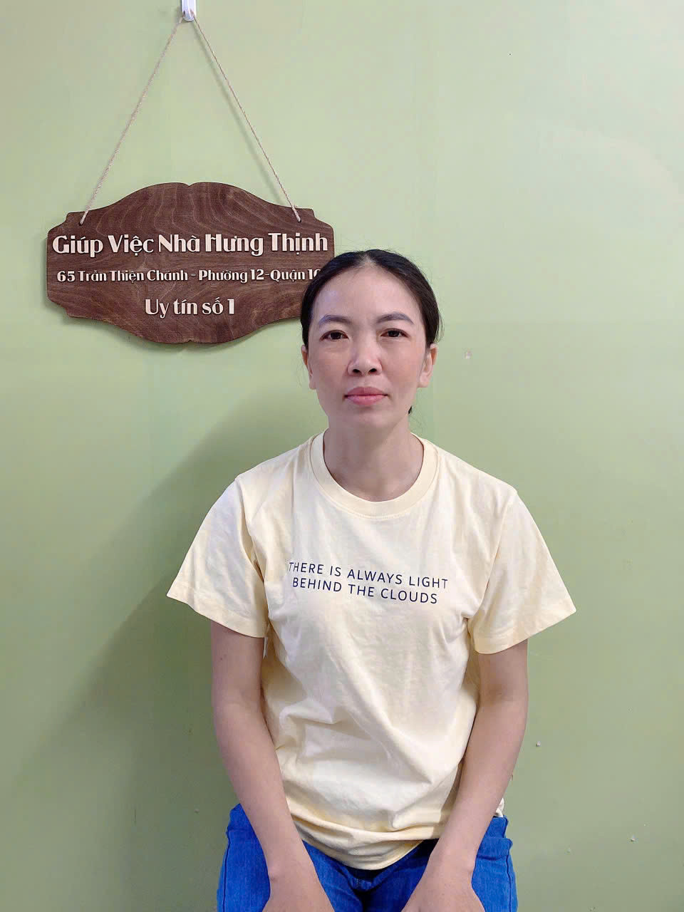 Chị Đặng Thị Hoa chuyên giúp việc nhà có 7 năm kinh nghiệm