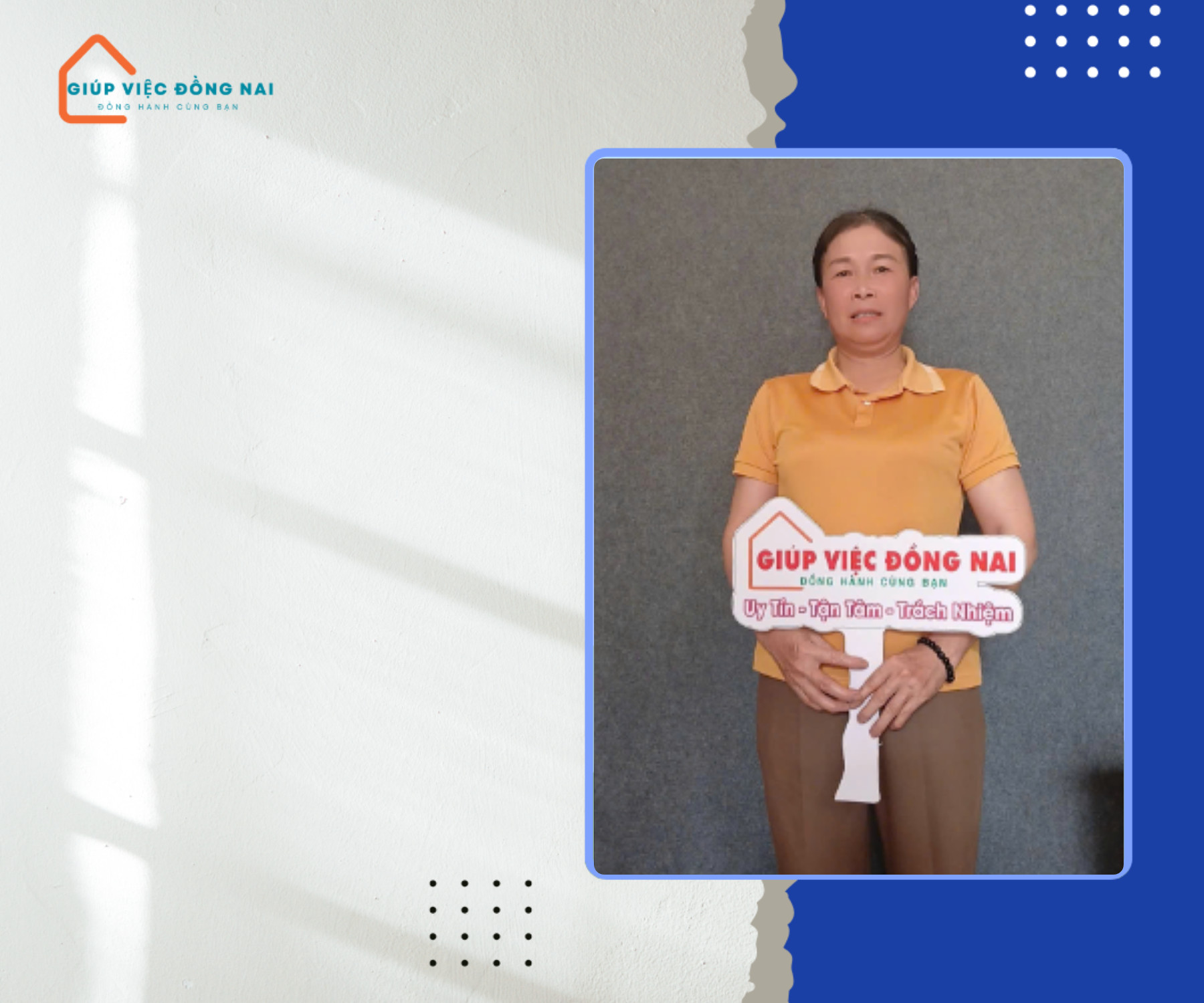 Chị VÕ THỊ THU, sinh năm 1974, quê Quảng Bình cần tìm việc