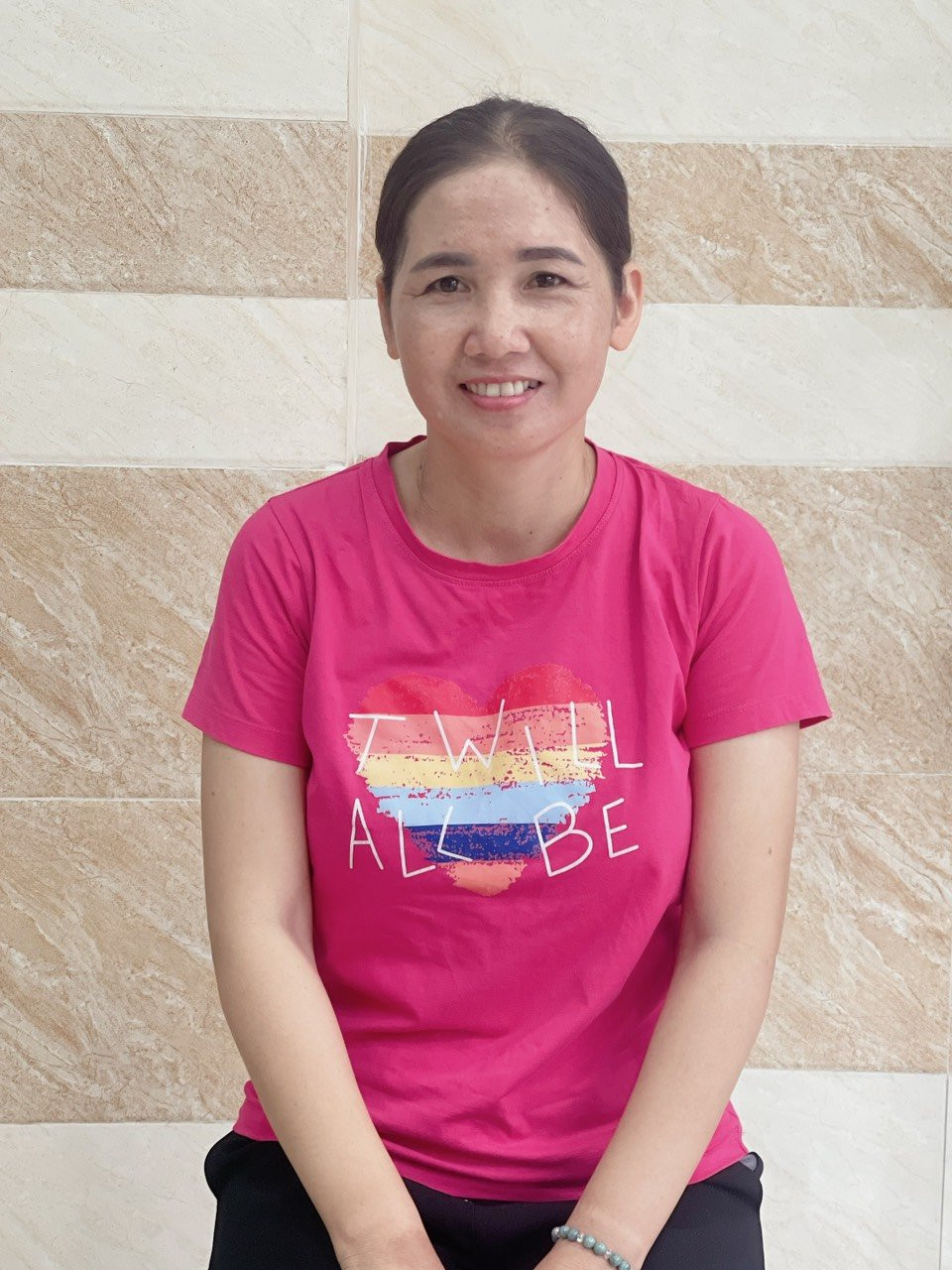 Chị Tha 41 tuổi người miền Trung nhận giúp việc nhà phụ trông em