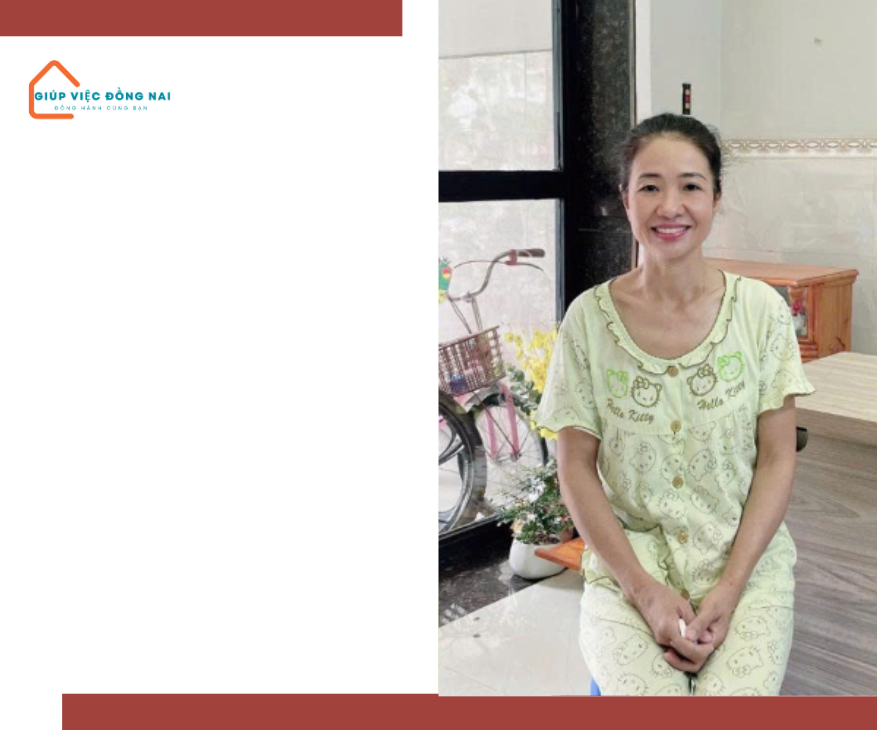 Chị PHAN THỊ THU THẢO, sinh năm 1972, quê Nam Định cần tìm việc