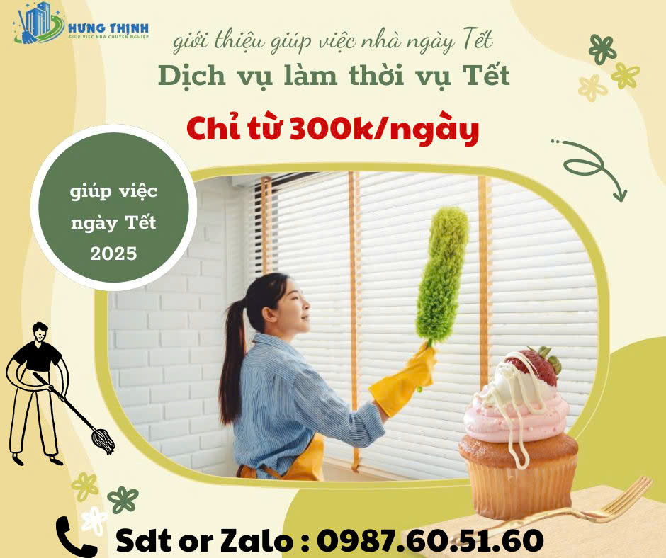 GVN HƯNG THỊNH - Dịch Vụ Cho Thuê Người Giúp Việc Thời Vụ Tết - Giải Pháp Cho Ngày Tết Nhẹ Nhàng
