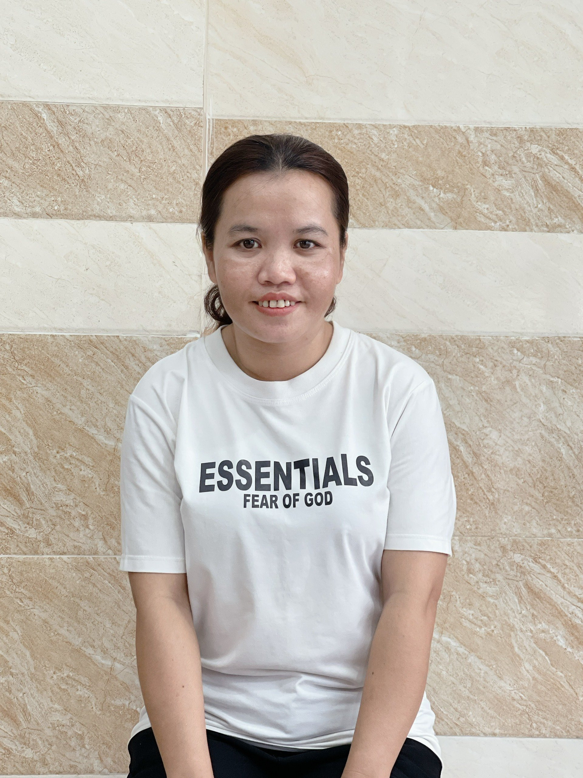 Chị Hiền 36 tuổi người miền Tây nhận việc giúp việc nhà phụ chăm bé