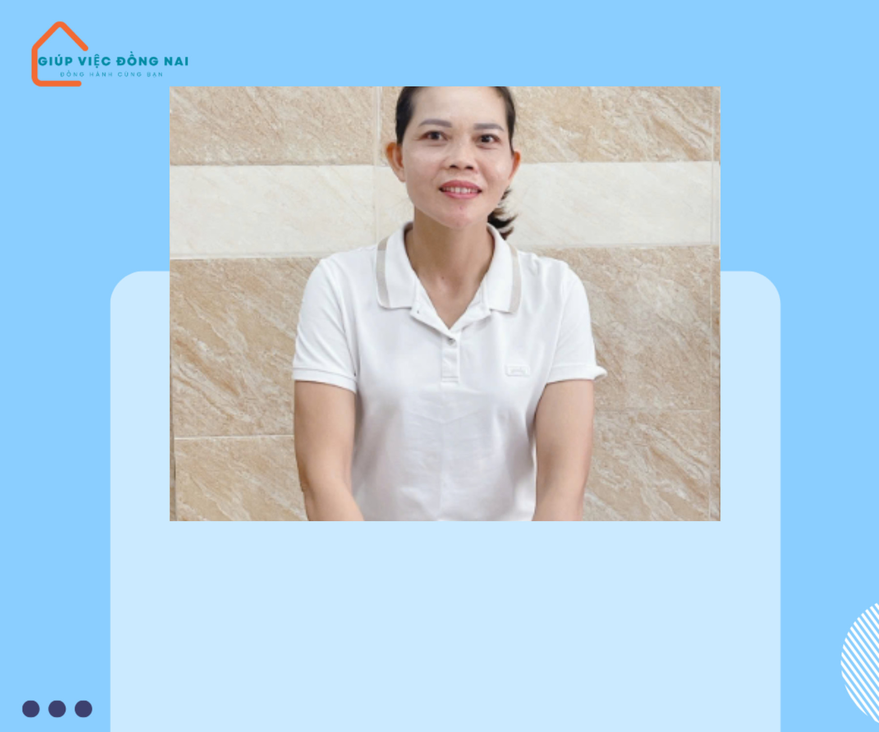 Chị Lộ Thị Đềm, sinh năm 1983, quê Bình Thuận cần tìm việc