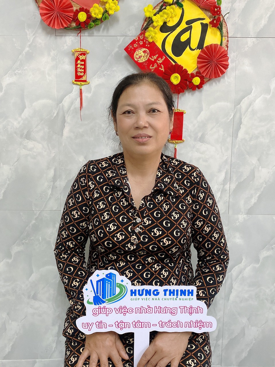 Chị Thạch Thị So Lóc, sinh năm 1975, quê Trà Vinh, giúp việc nhà, bảo mẫu được 6 năm duy nhất 1 nhà