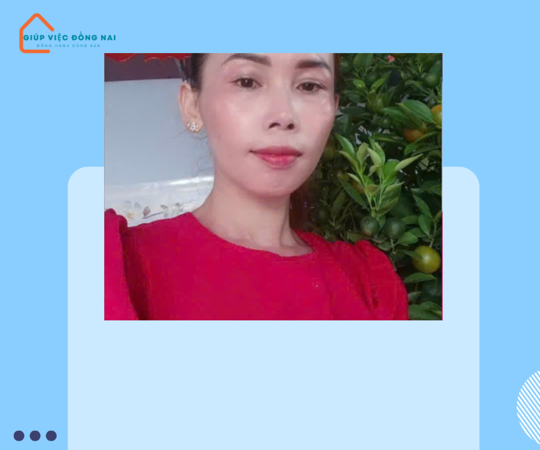 Chị TRẦN THỊ NGỌC MAI, sinh năm 1980, quê Đồng Nai cần tìm việc