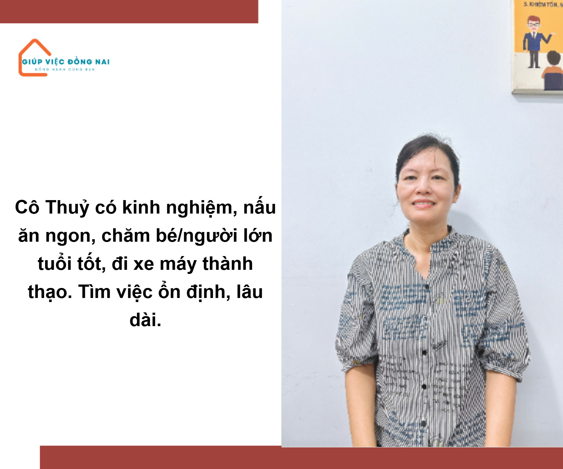 cô thủy cần tìm việc làm
