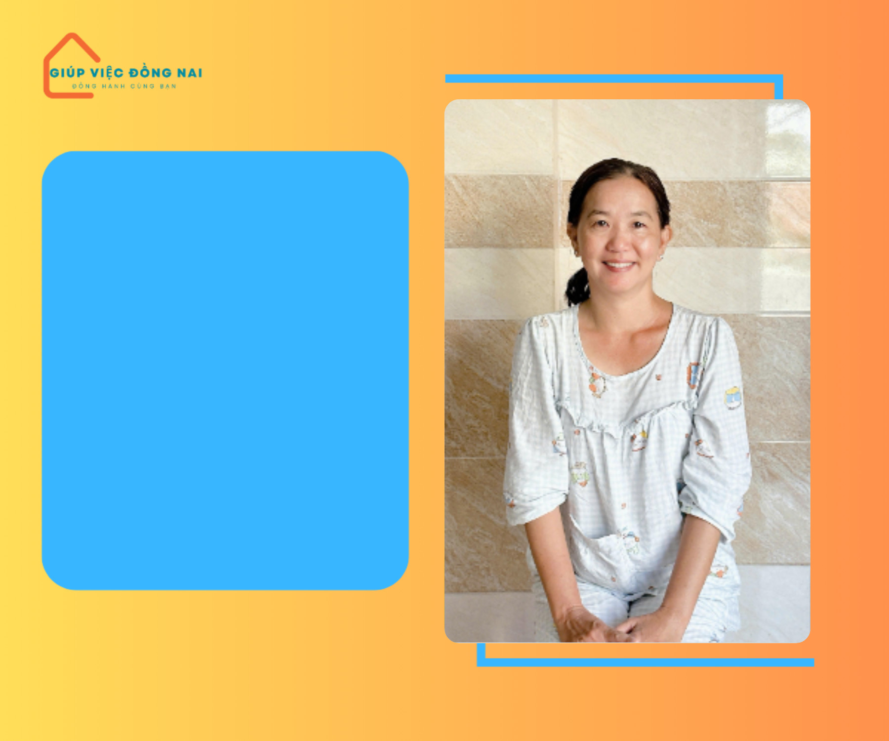 Chị PHAN THỊ KIM THOA, sinh năm 1981, quê Tiền Giang cần tìm việc