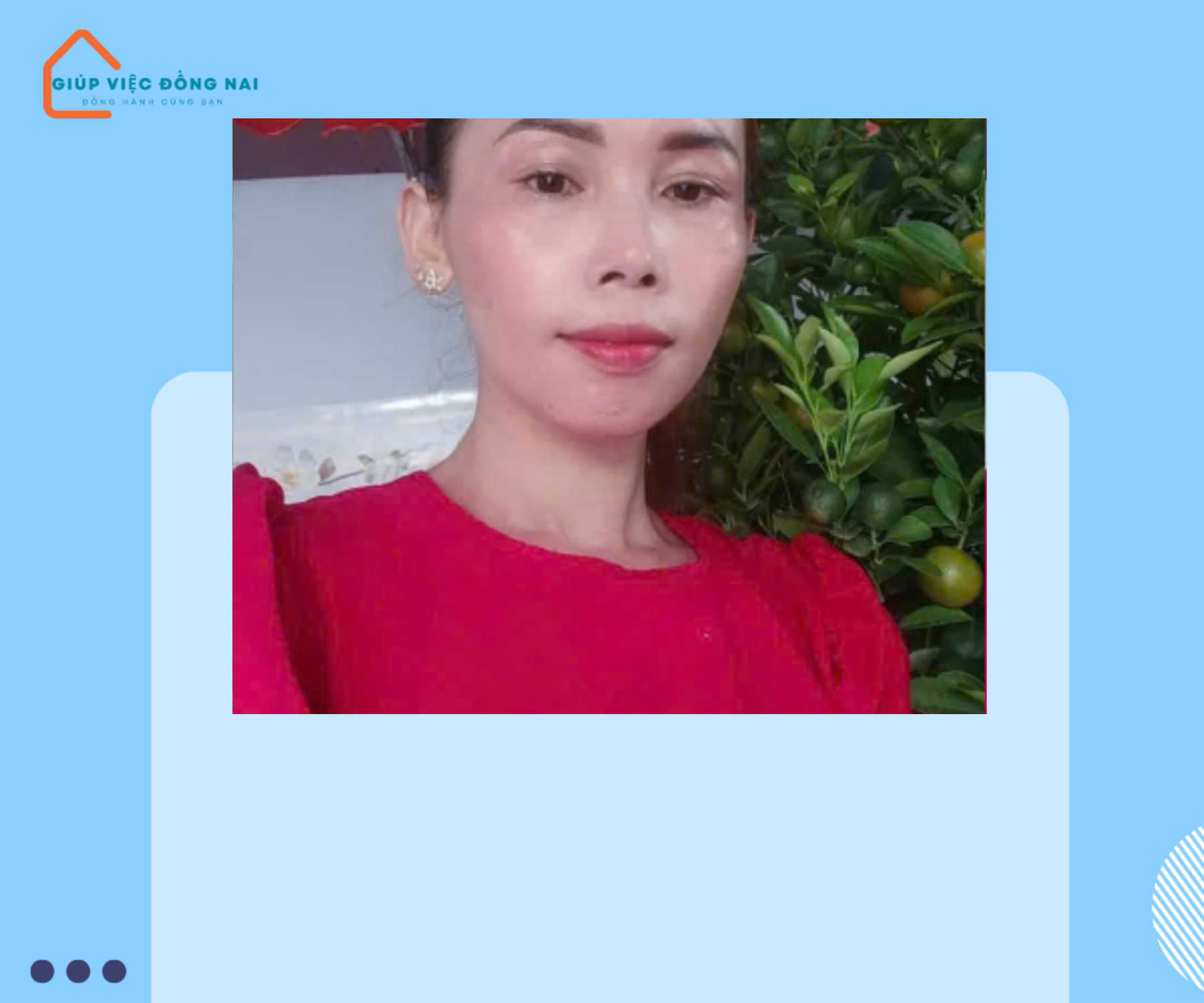 Chị TRẦN THỊ NGỌC MAI, sinh năm 1980, quê Đồng Nai cần tìm việc