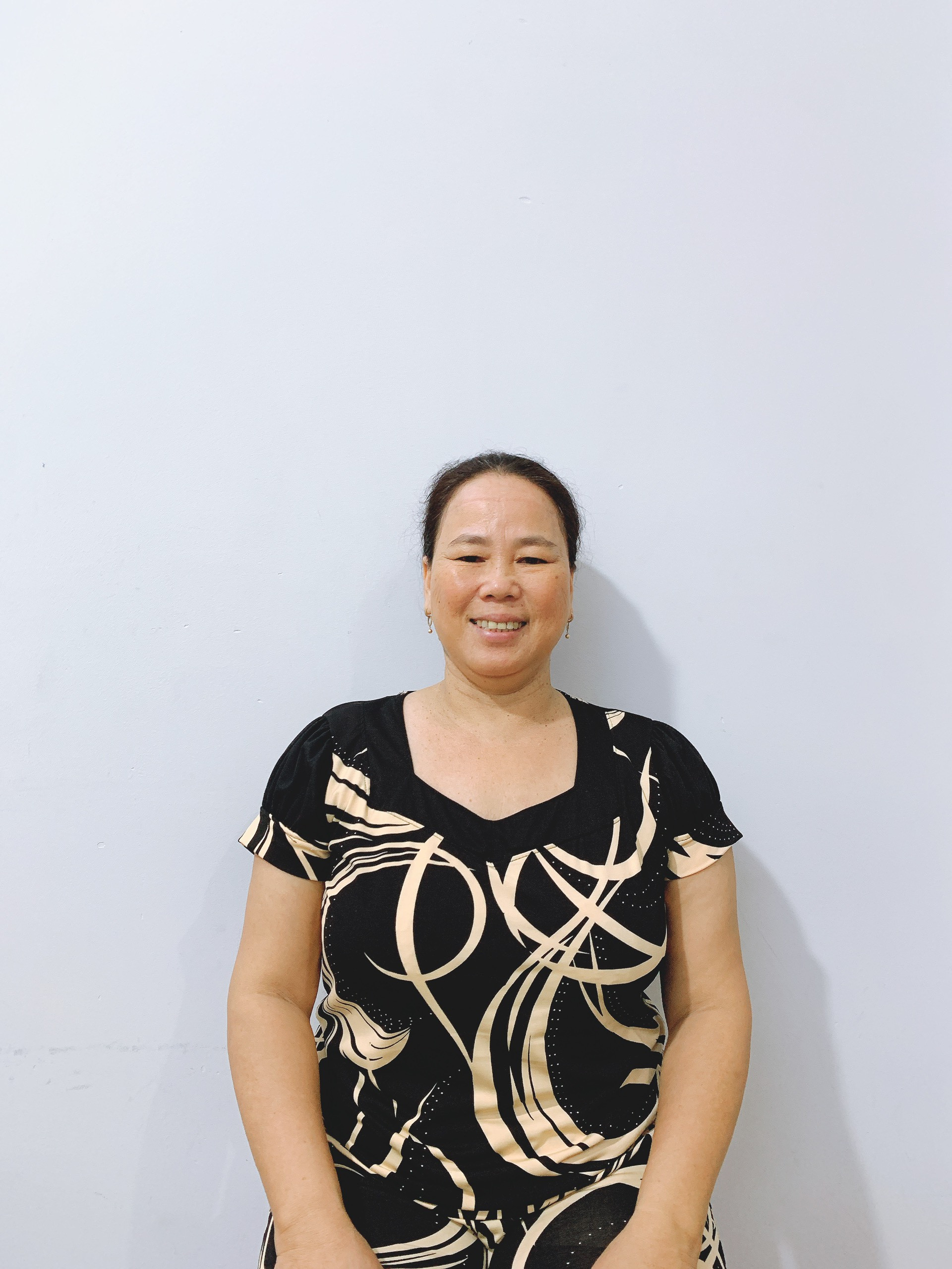 Cô Trần Thị Nga, sinh năm 1973, quê ở Vĩnh Long.