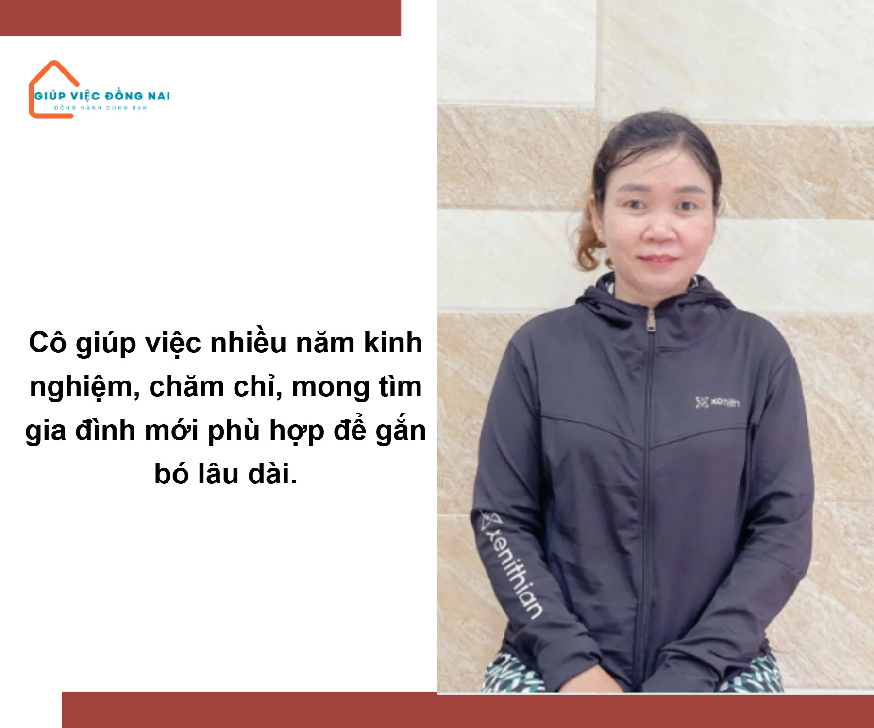 Chị THỊ QUYẾT, sinh năm 1981, quê Ninh Thuận cần tìm việc