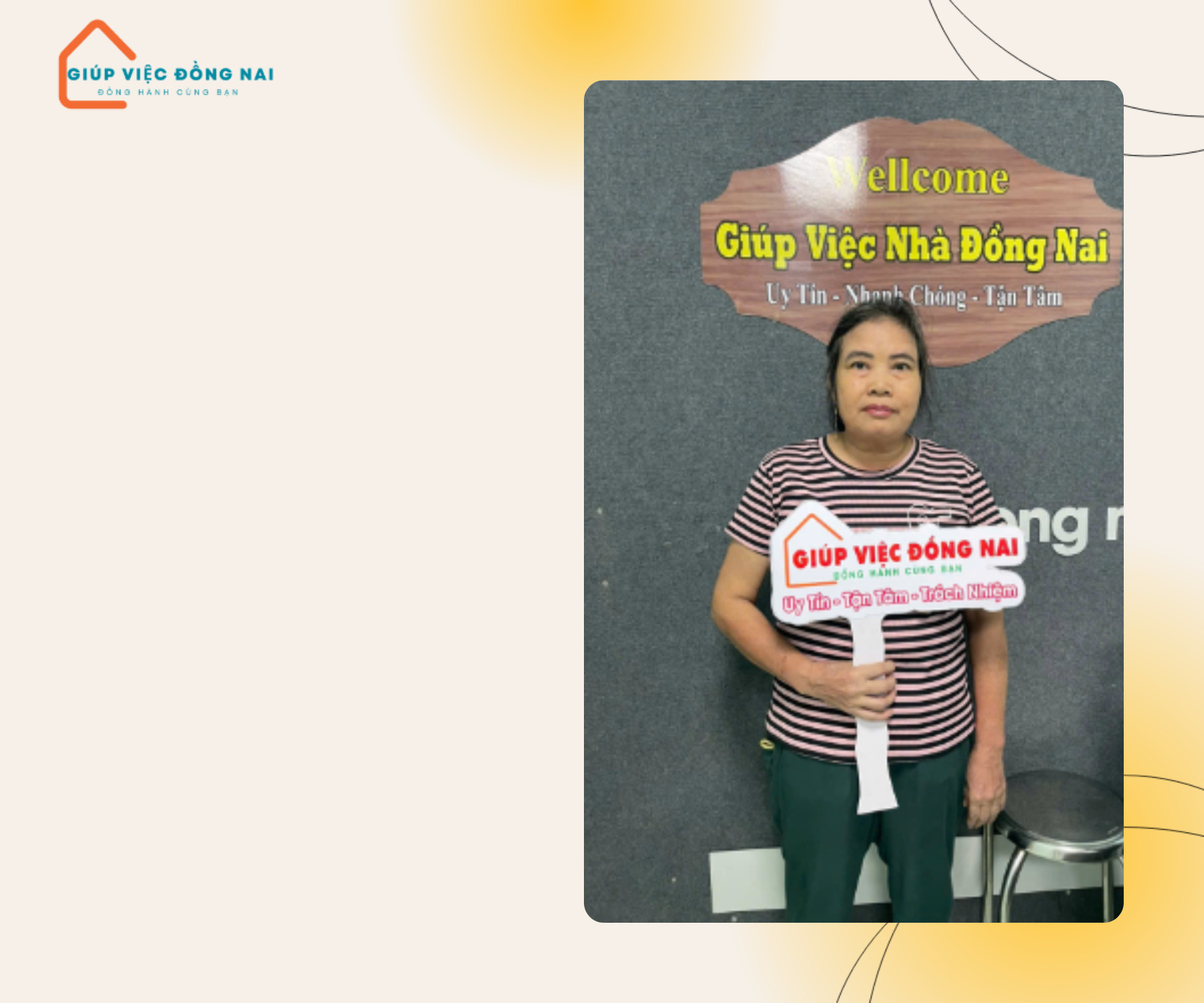 Chị NGUYỄN THỊ VÀN, sinh năm 1973, quê Đồng Nai cần tìm việc