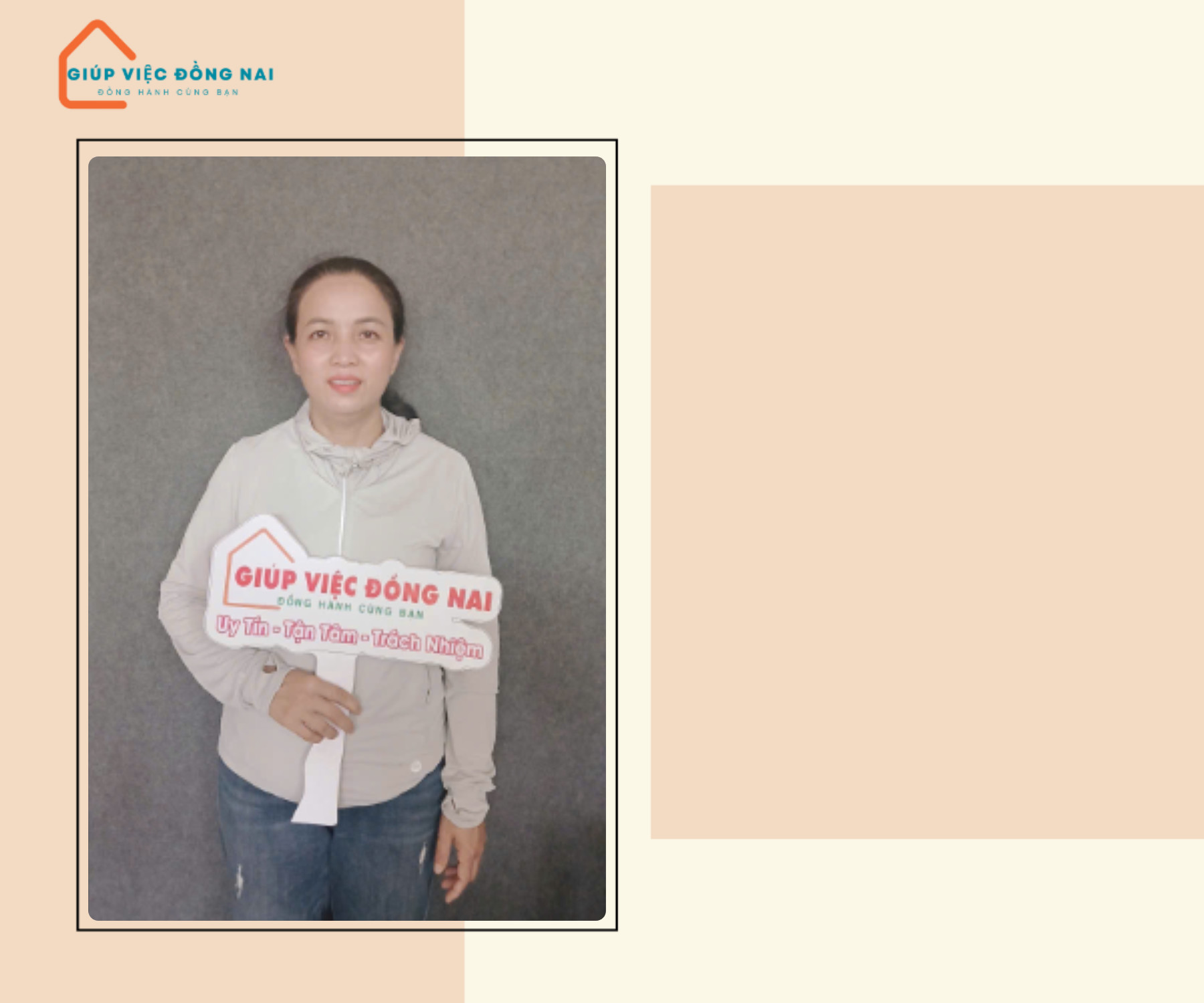 Chị PHẠM THỊ LĨNH, sinh năm 1981, quê Quảng Bình cần tìm việc