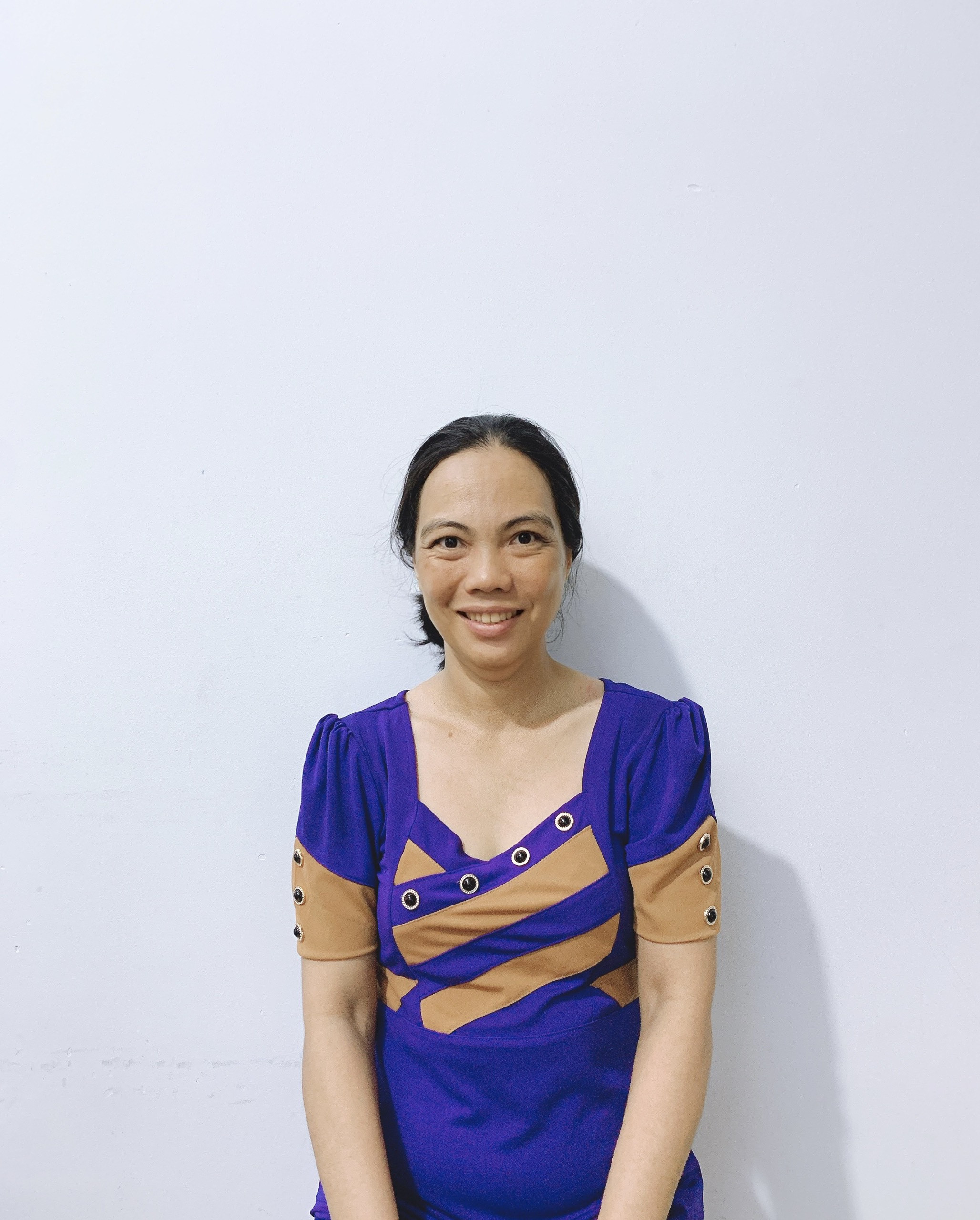 Chị Kim Dung, sinh năm 1978, quê ở Bến Tre tháo vát, nhanh nhẹn tìm việc làm