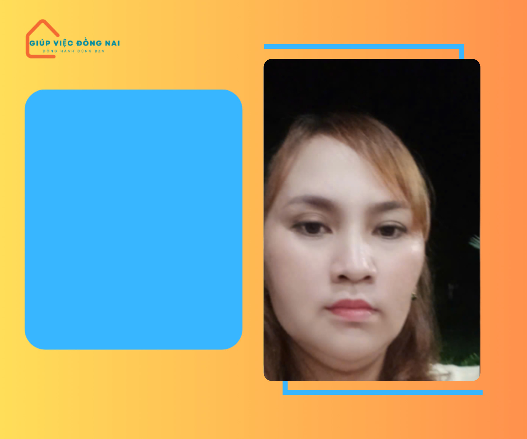 Chị TRẦN THỊ MỸ NƯƠNG, sinh năm 1983, quê Bình Thuận cần tìm việc