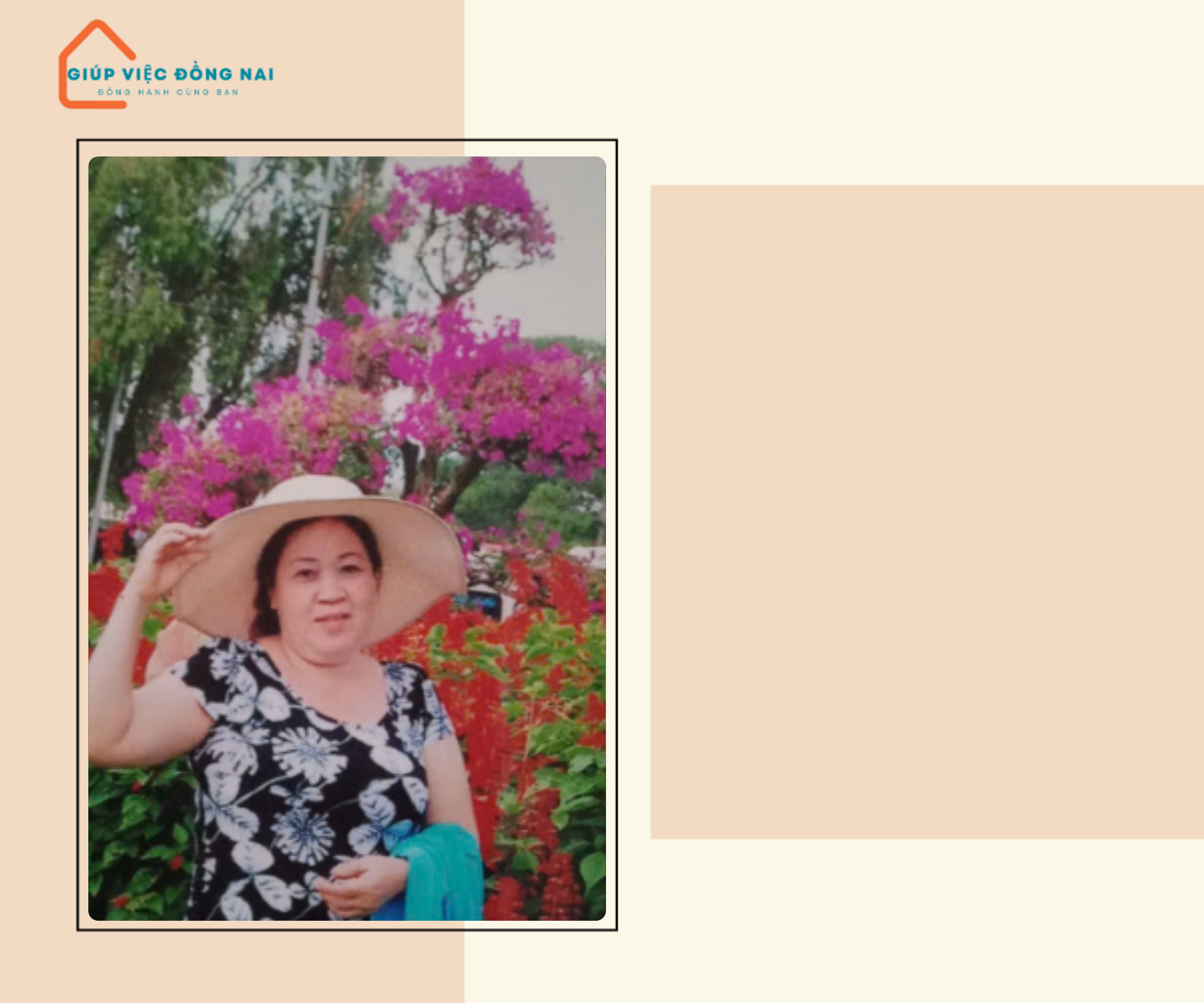 Chị NGUYỄN THỊ TUYẾT, sinh năm 1965, quê Hồ Chí Minh cần tìm việc