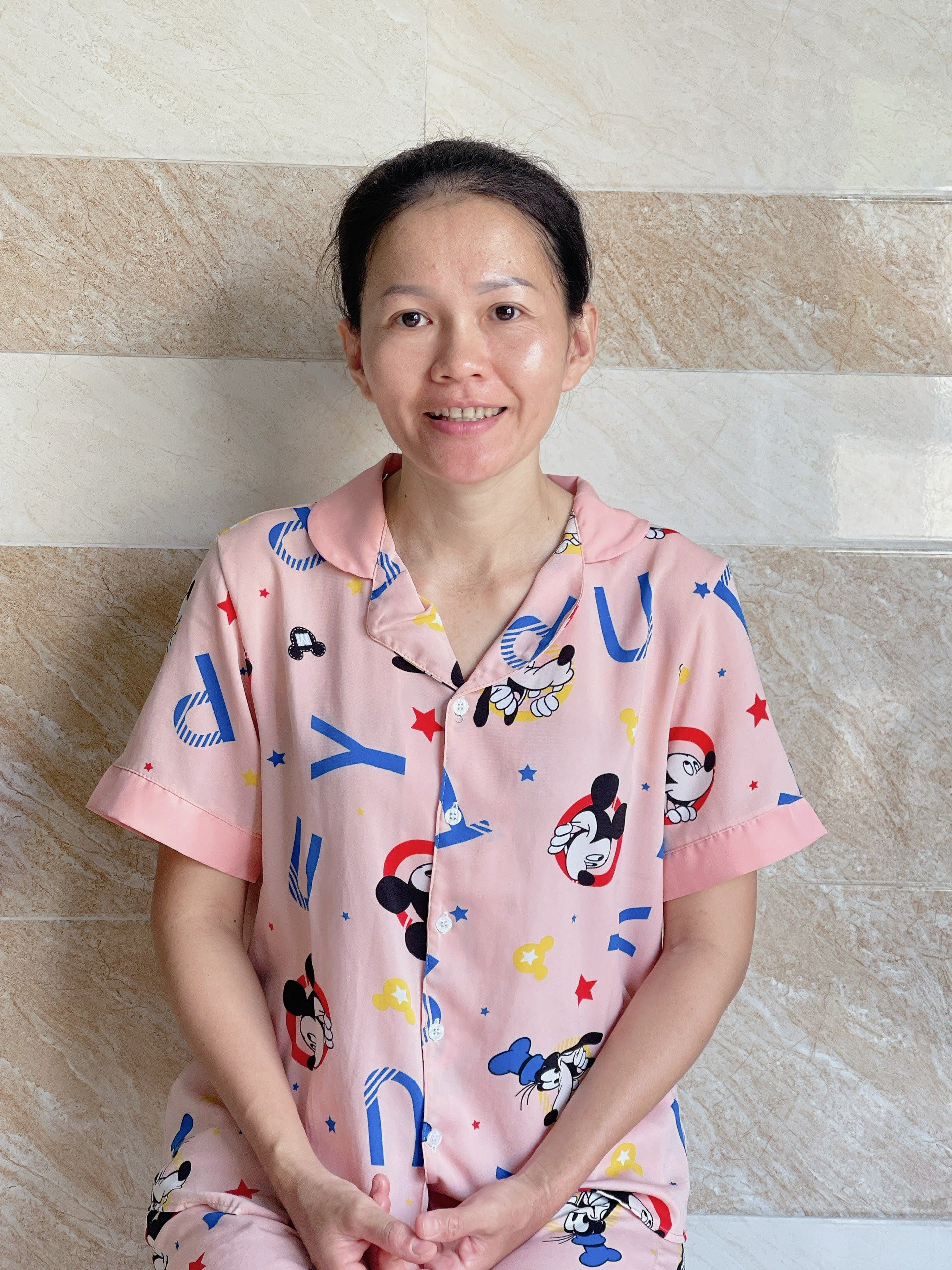 Chị Thủy_40 tuổi  quê Bến Tre. nha việc giúp việc nhà, chăm bé,