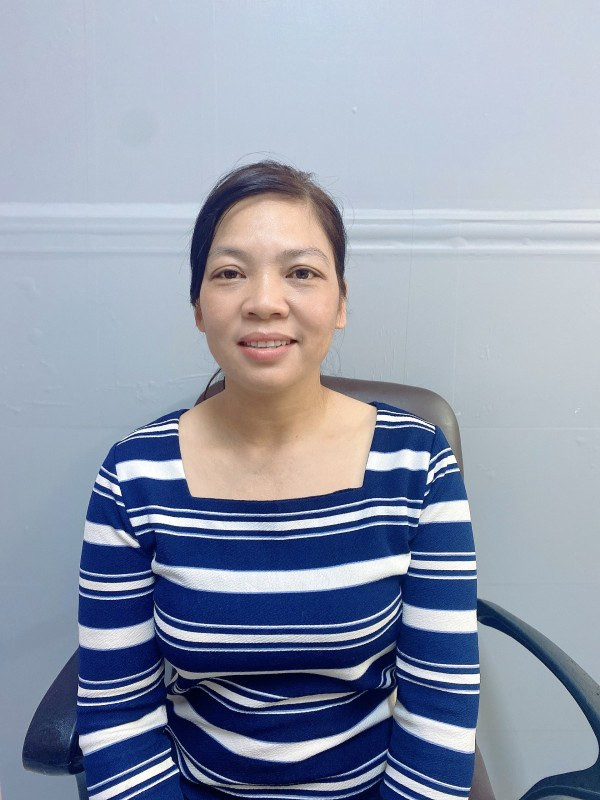 Chị Chu Thị Ưu, sinh năm 1979, quê Vũng Tàu - chuyên giúp việc nhà, bảo mẫu