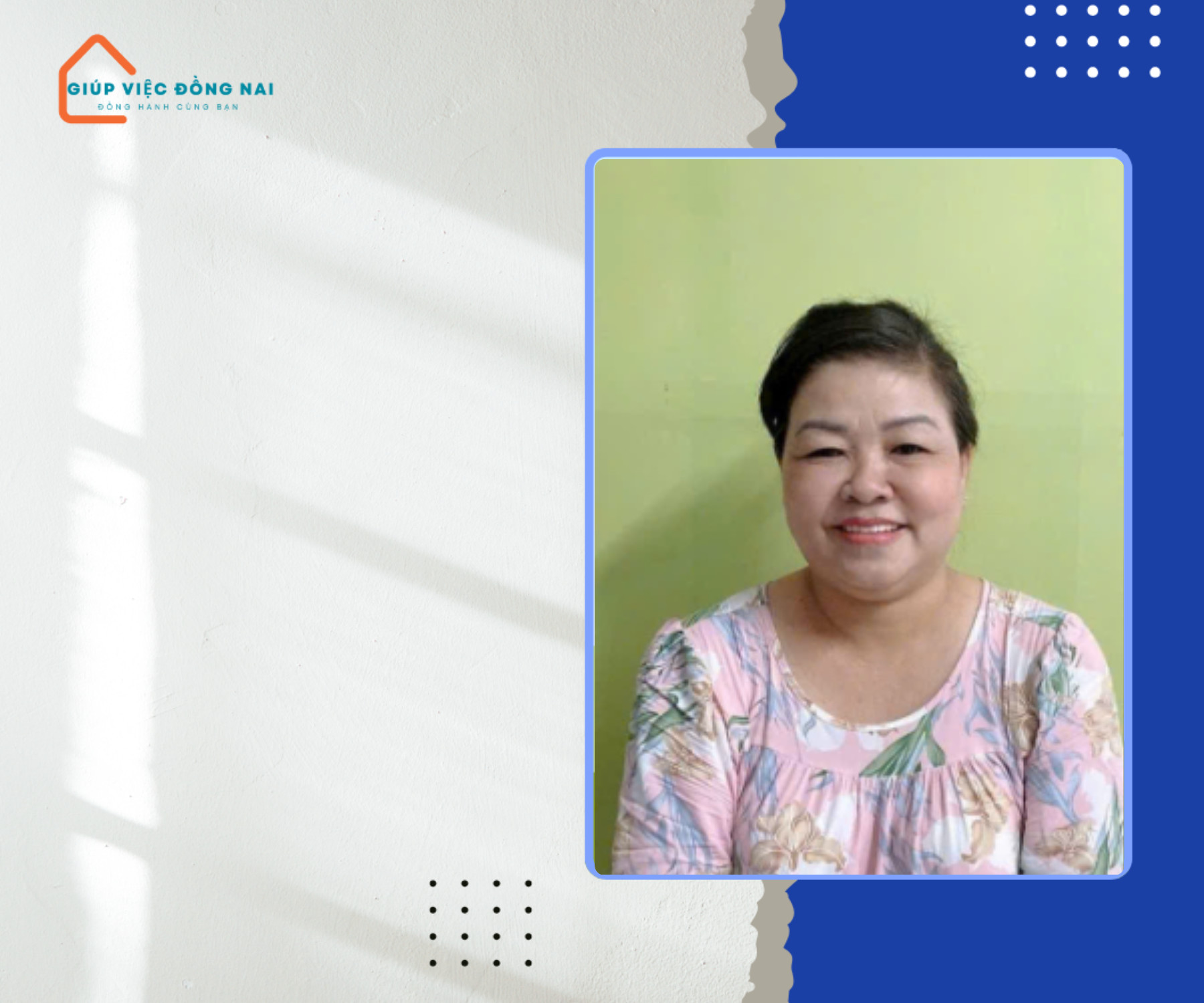 Chị NGUYỄN THANH TÂM, sinh năm 1972, quê Long An cần tìm việc