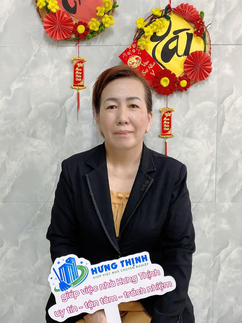 Chị Hoàng Thị Kiều Oanh, sinh năm 1971, quê Bình Thuận – GIÚP VIỆC NHÀ,  PHỤ CHĂM BÉ