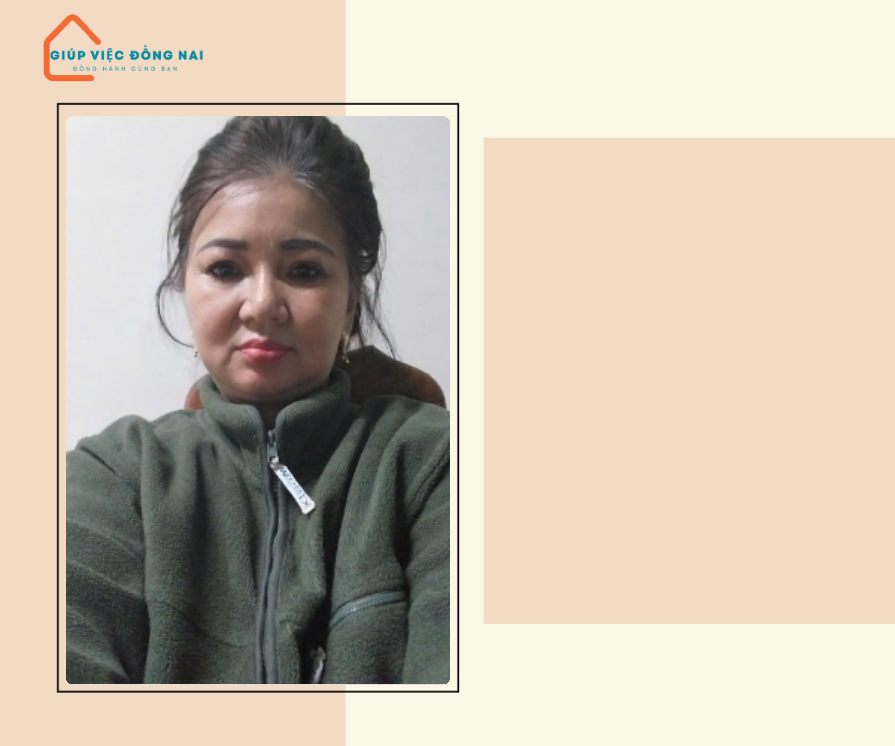 Chị NGUYỄN THỊ THU THUỶ, sinh năm 1961, quê Thừa Thiên Huế càn tìm việc