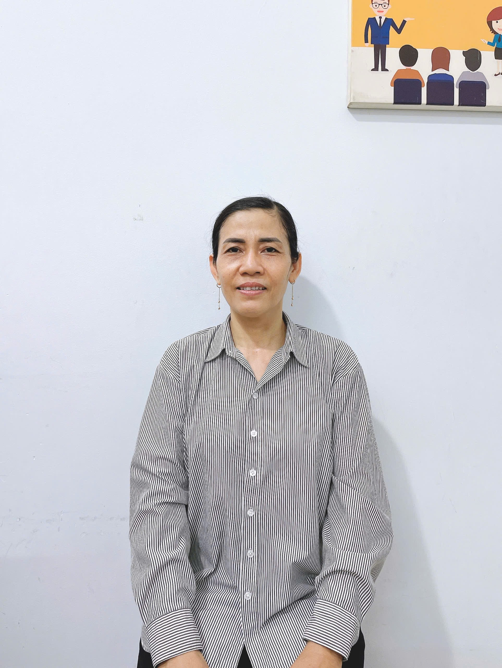 Chị Nguyễn Thị Thanh, sinh năm 1975, quê Gia Lai. Cần tìm việc làm