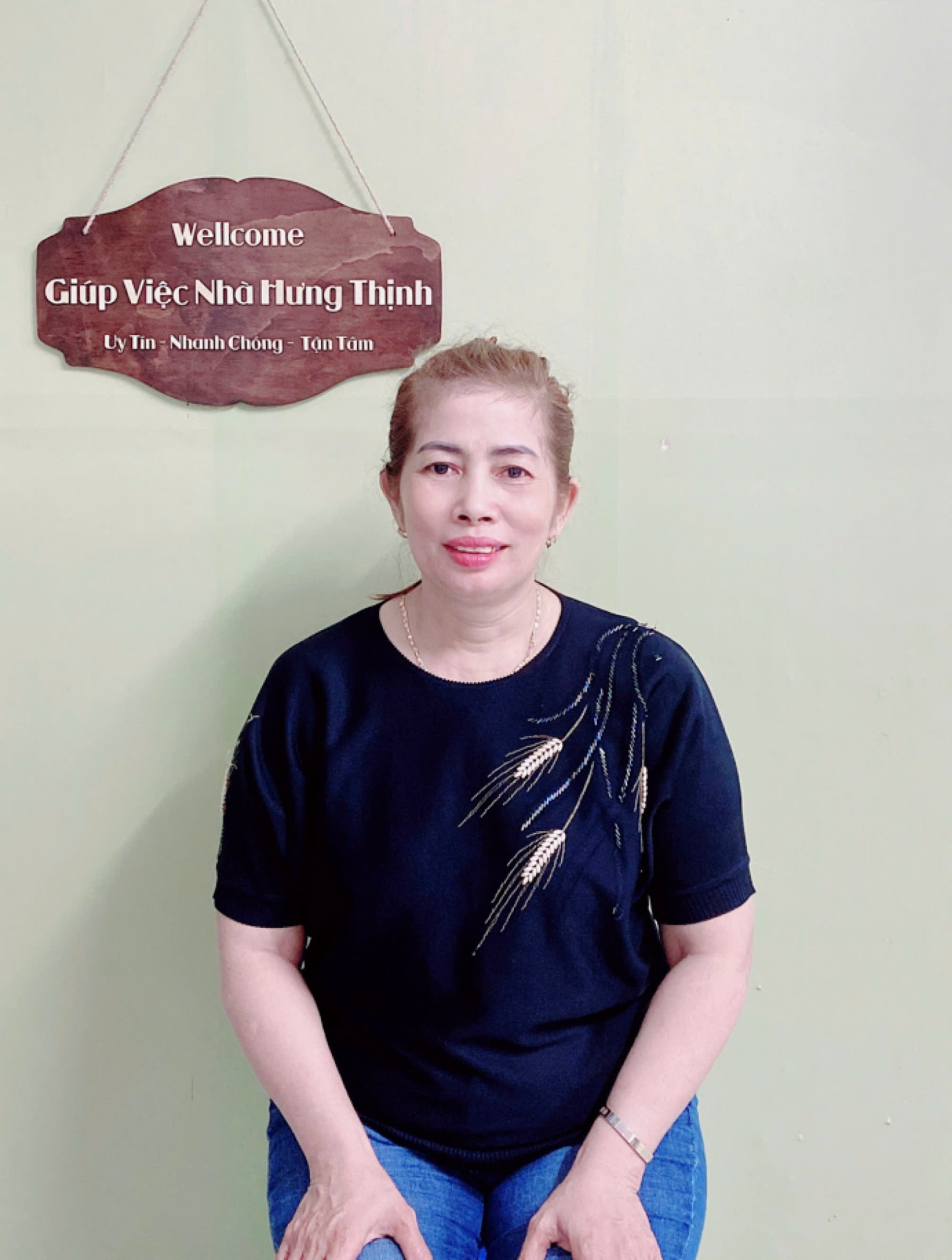 Cô Xuyến sinh năm 1976 cần tìm việc giúp việc nhà,chăm bé làm lâu dài