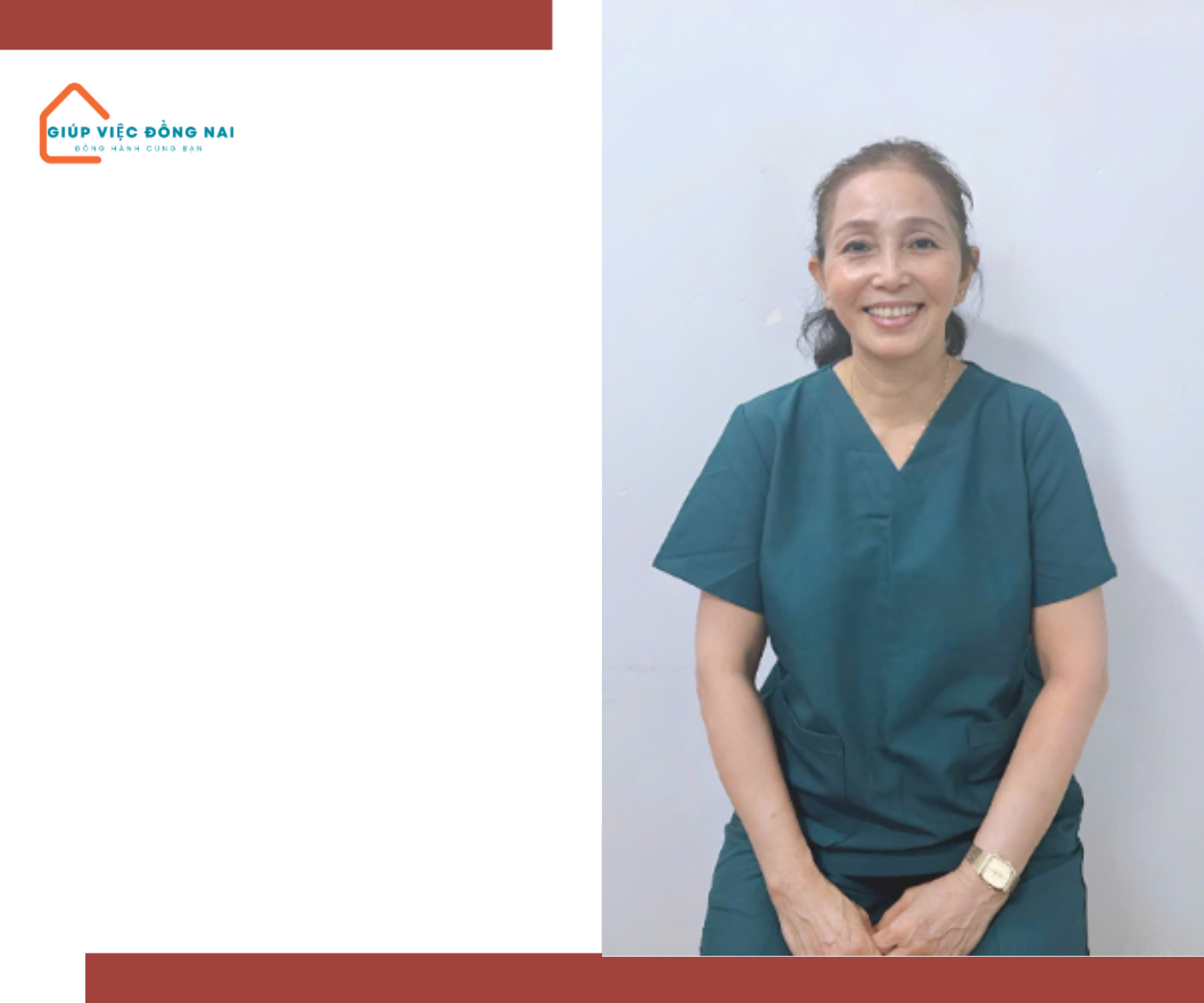 Chị NGUYỄN THỊ SỨ, sinh năm 1967, quê Đồng Nai cần tìm việc