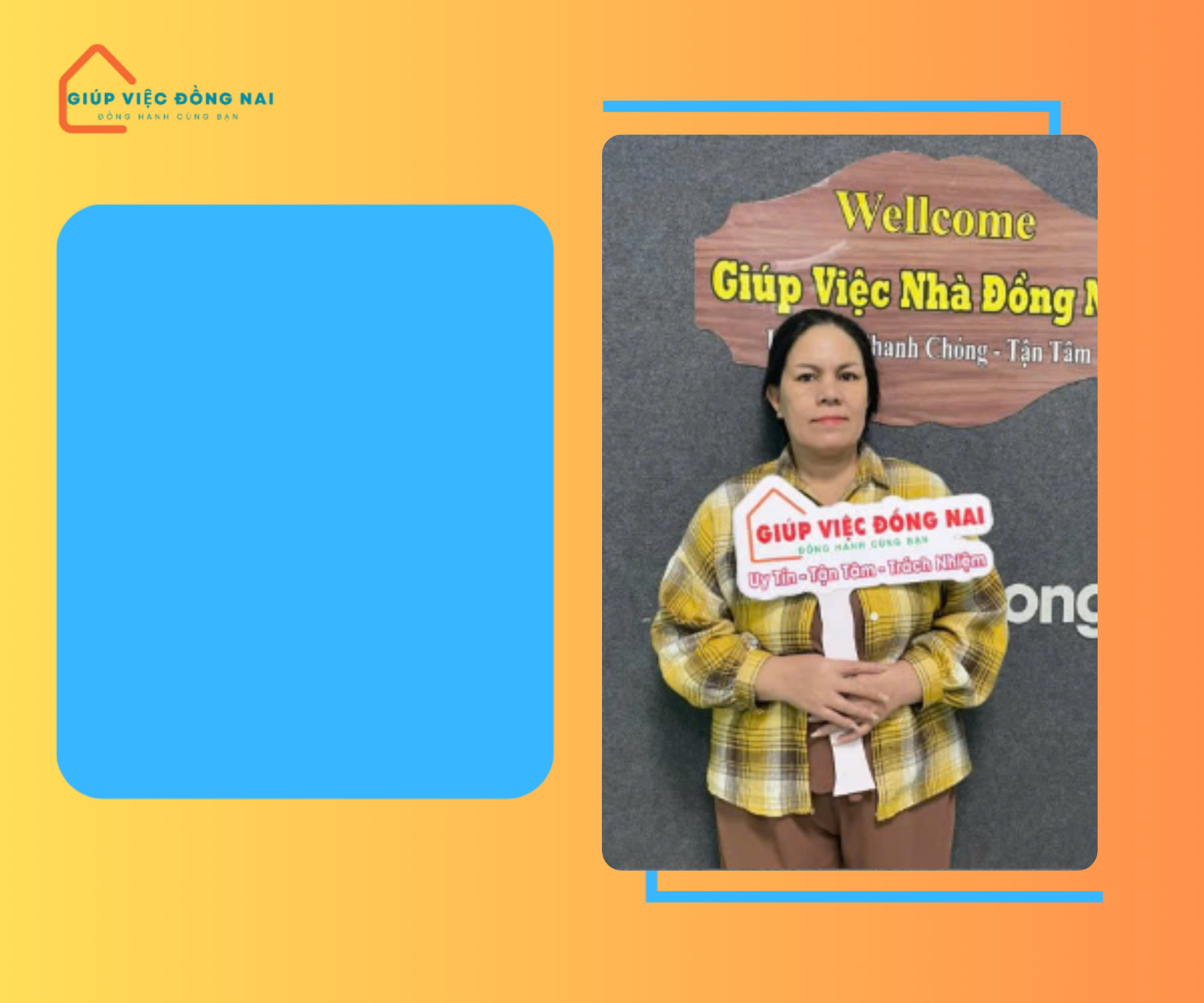 Chị TRẦN THỊ KIM, sinh năm 1978, quê Bình Thuận cần tìm việc